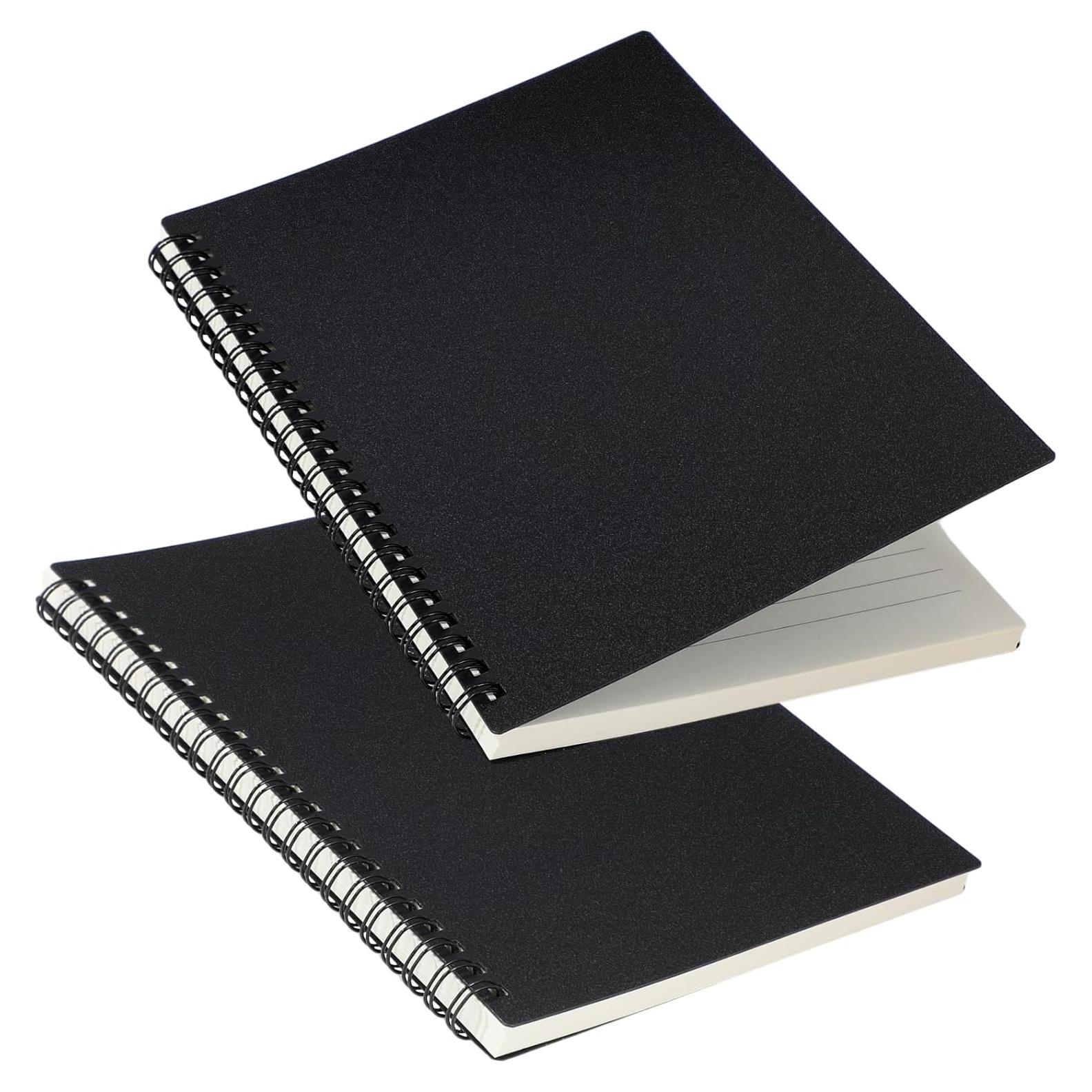 Paquete de 2 cuadernos A5 Dunzoom con espiral 160 páginas