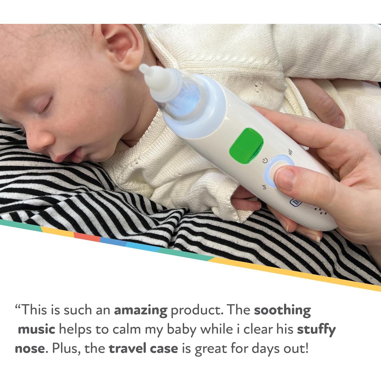 Aspirador Nasal Eléctrico Dr. Talbot para Bebés - 3 Niveles de Succión