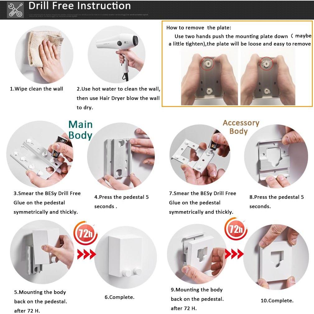 Secador de Ropa Retráctil BESy 4.2m ABS Aluminio Plata