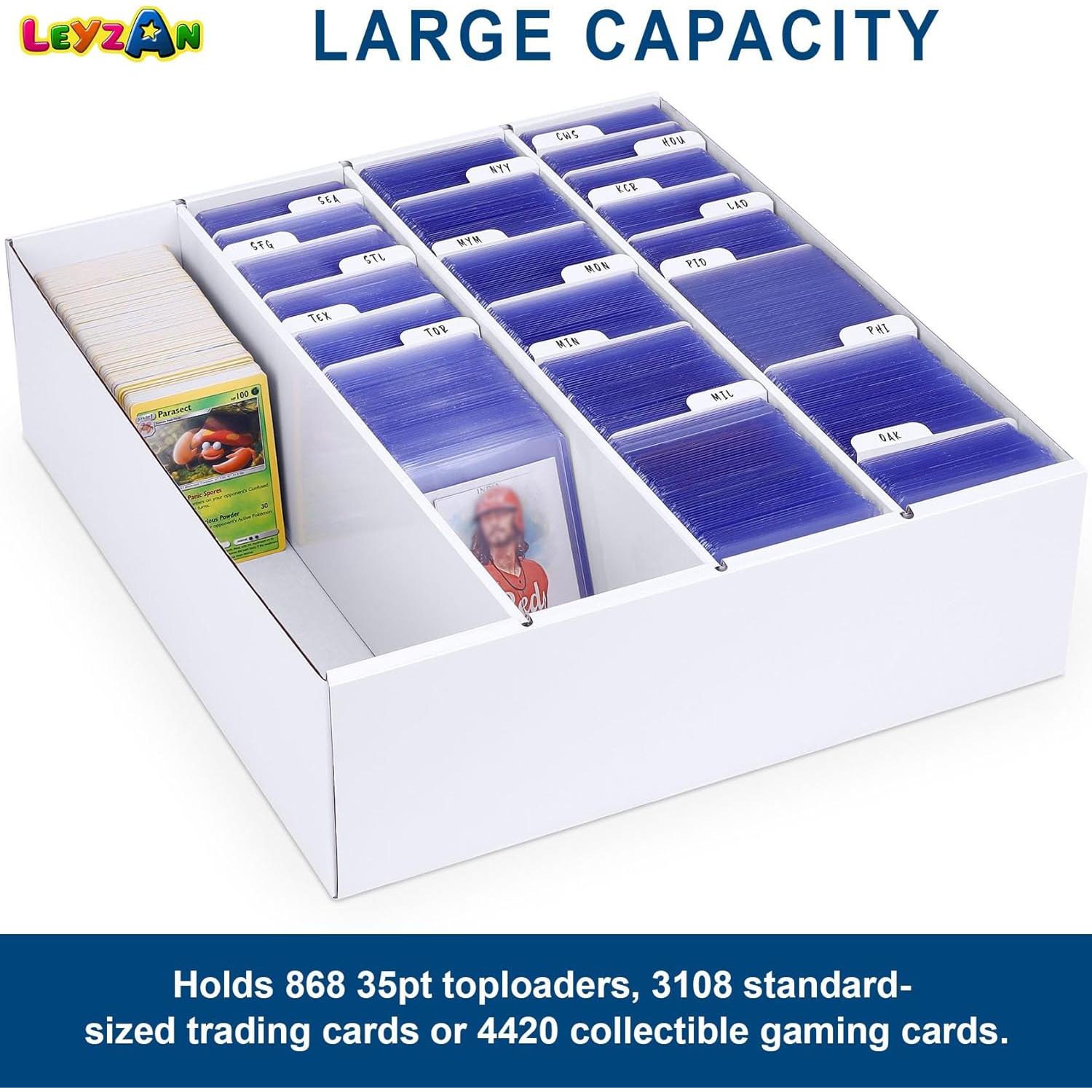 Caja de Almacenamiento de Cartas Leyzan 3200 Cartas Impermeable