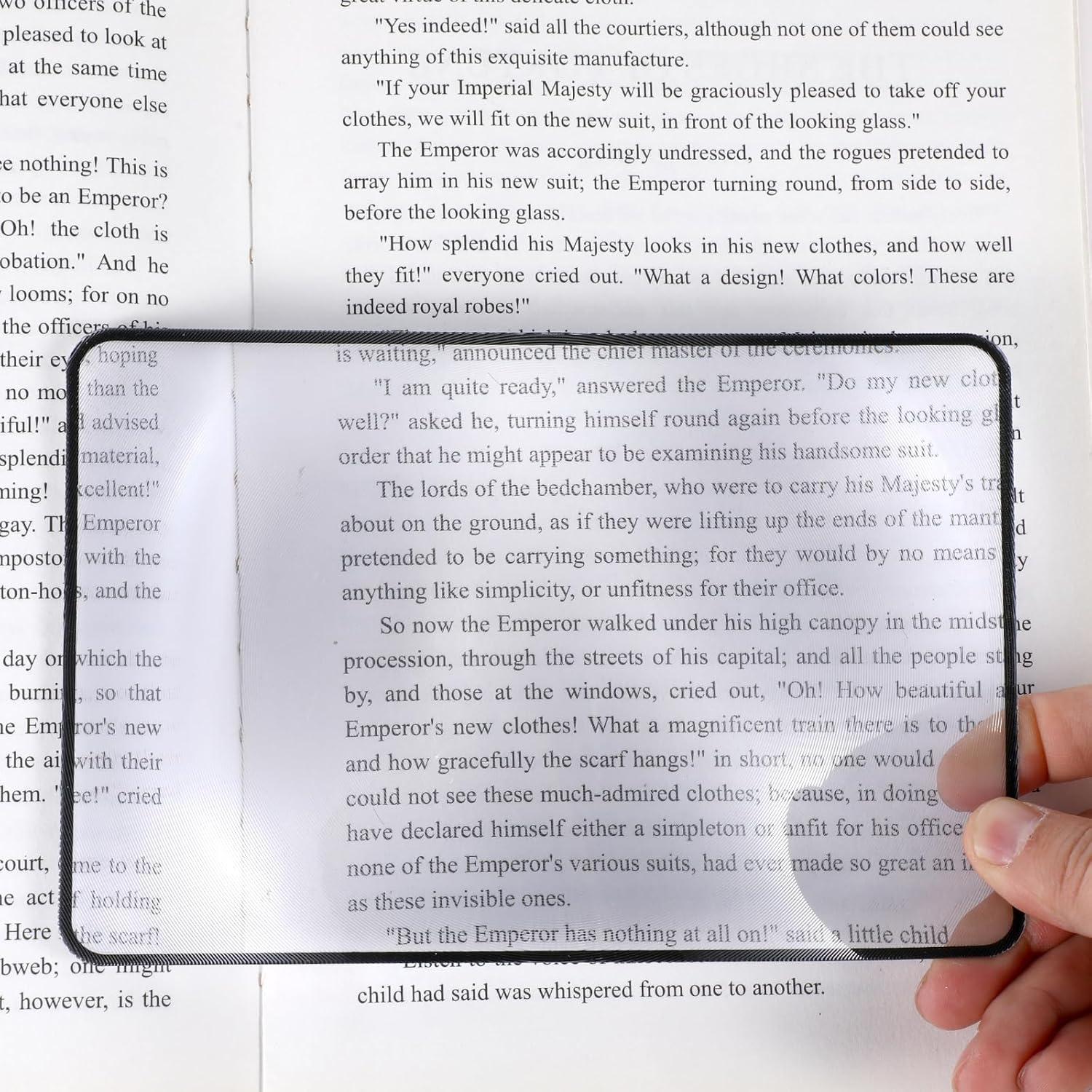 4 Lentes de Aumento TIESOME 3X y 5X para Lectura