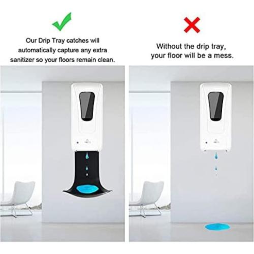 Bandeja de Goteo POKOTO para Dispensador de Jabón Negro