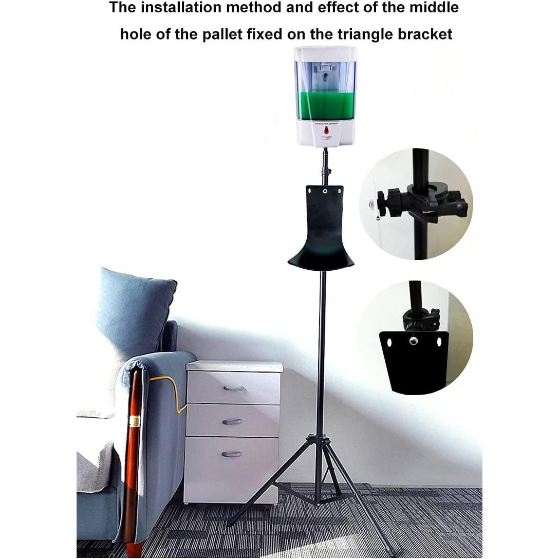 Bandeja de Goteo POKOTO para Dispensador de Jabón Negro