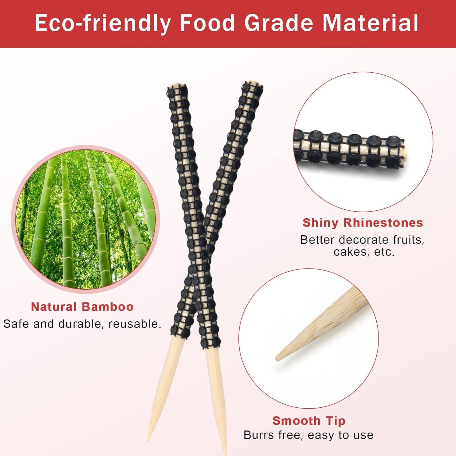 Kit de Palitos de Manzana de Caramelo Anglecai 24 Pcs