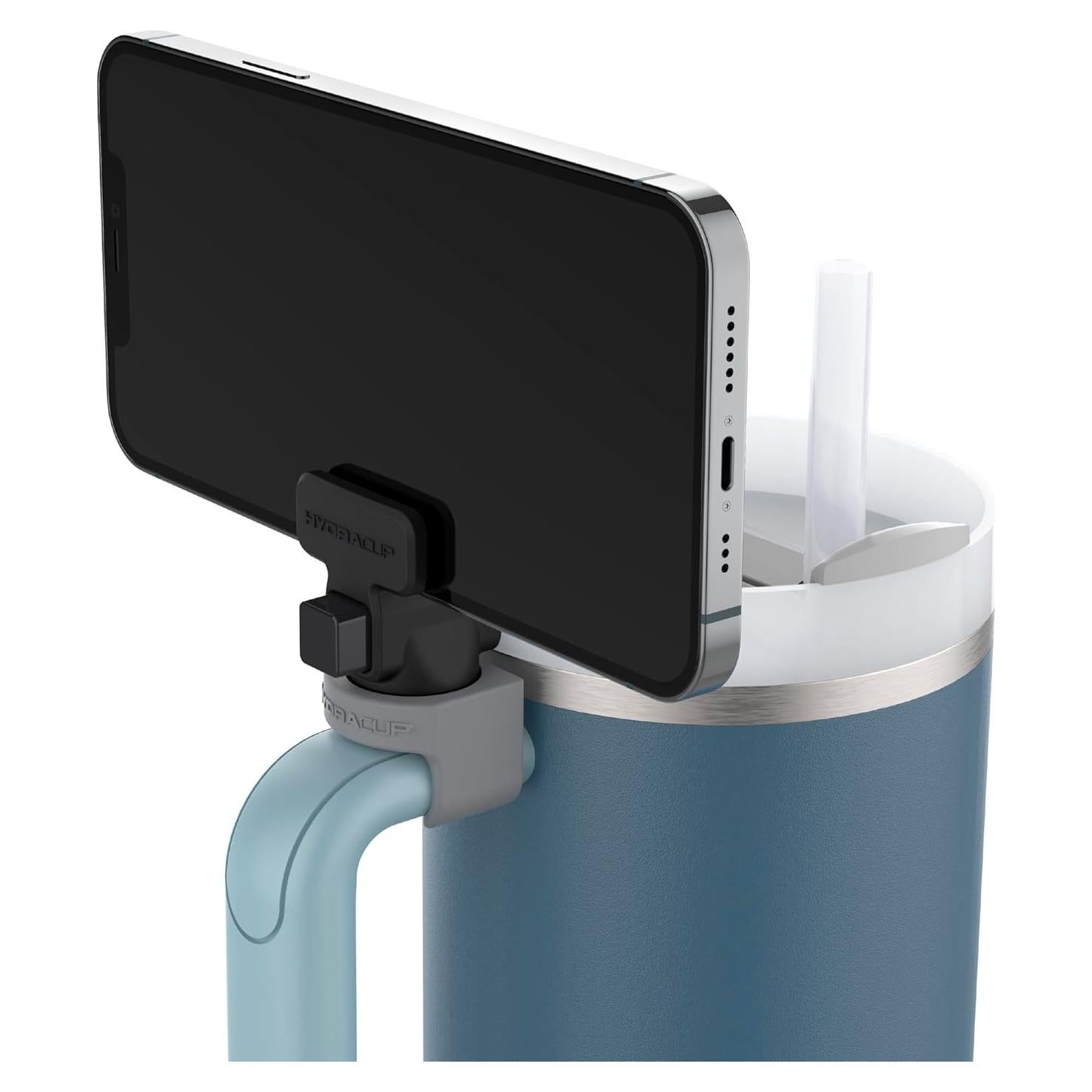 Soporte para Teléfono HydraClip - Accesorio Negro para Copa Stanley