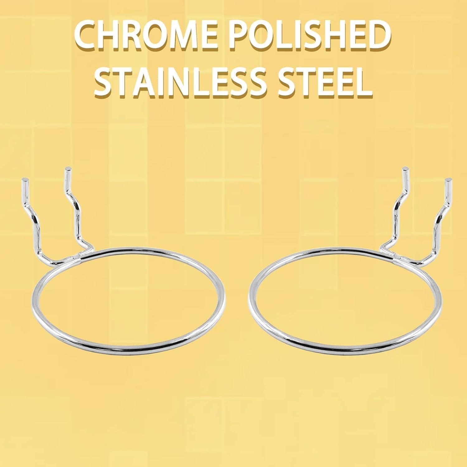 Ganchos para Tablero Perforado Suiwotin 5 Piezas Acero Inoxidable