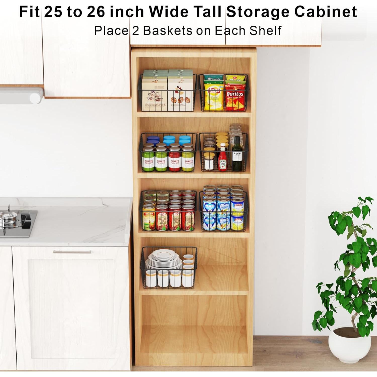 Organizador de Almacenamiento iSPECLE - 2 Cestas de Alambre 35.1x31x12.4 cm