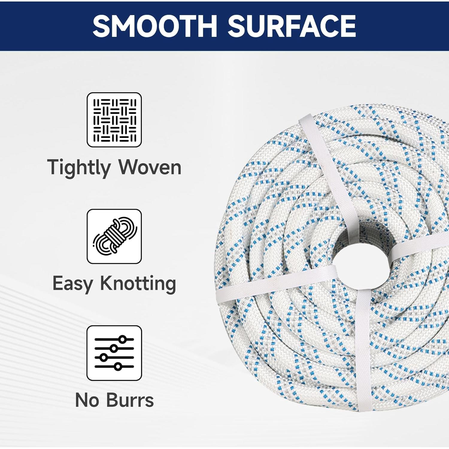 Cuerda de trabajo de poliéster 3/4" x 45.7 m elfinrm