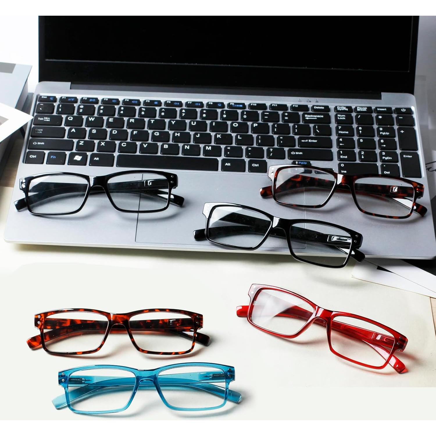 Gafas de lectura NORPERWIS 6 pares 3.00 dioptrías unisex