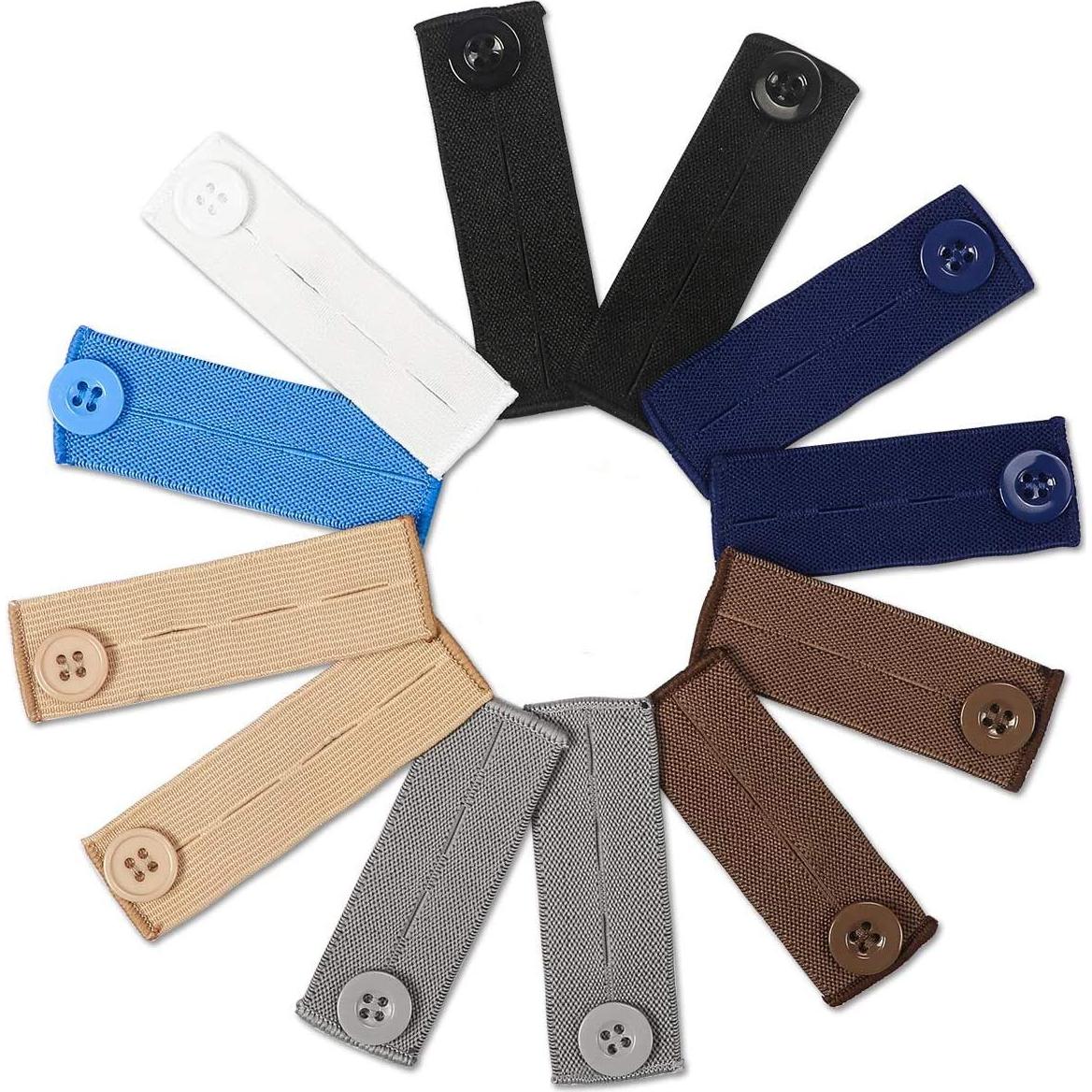 Paquete de 4 Extensores de Cintura Elásticos Taoqiao - Ajuste 1 a 5 cm