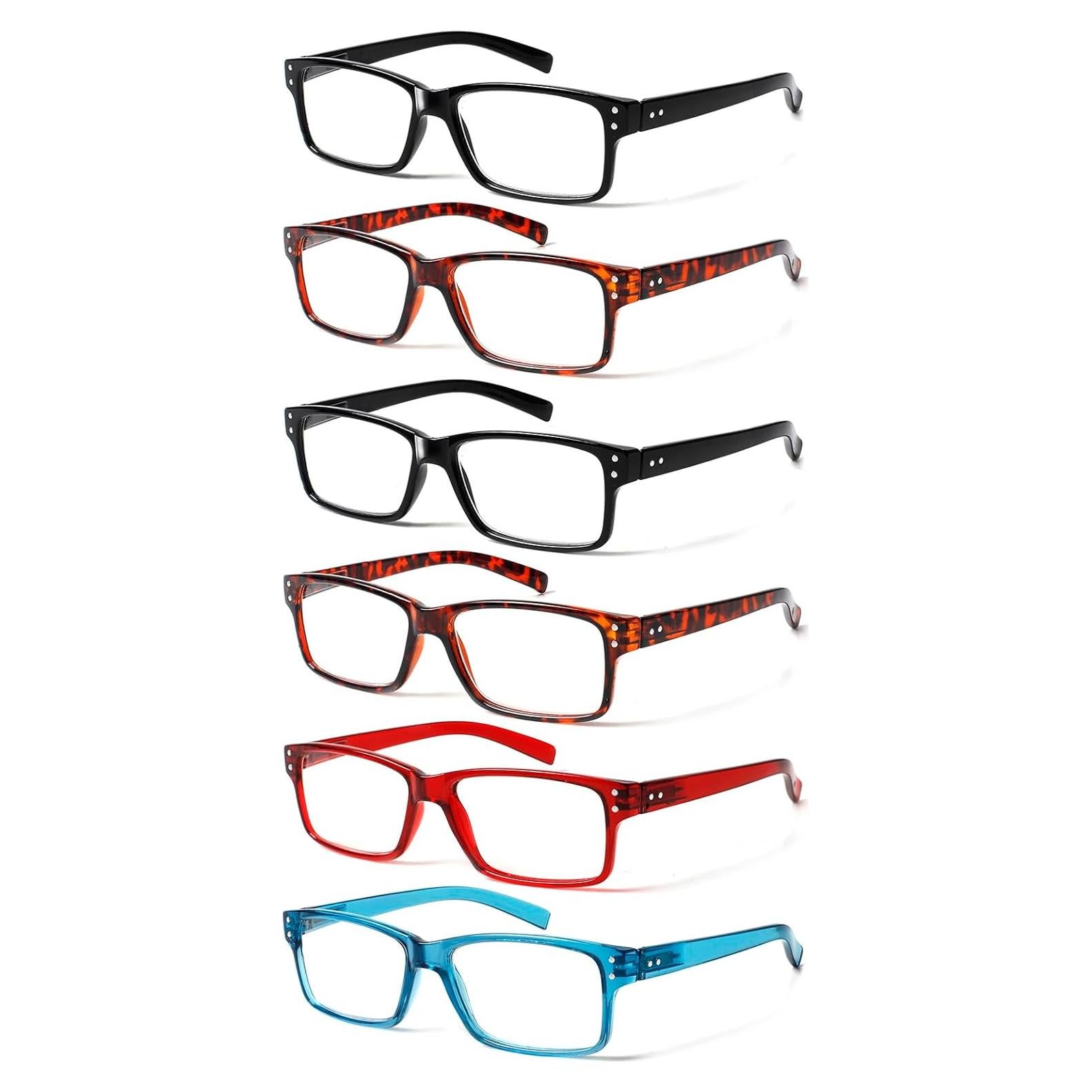 Gafas de lectura NORPERWIS 6 pares con bisagra resorte