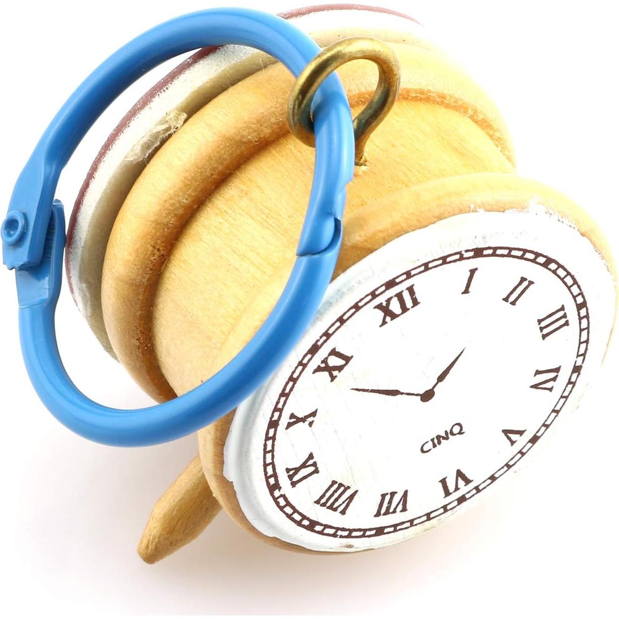 50 Anillos Sueltos de Metal Lind Kitchen 25mm Azul