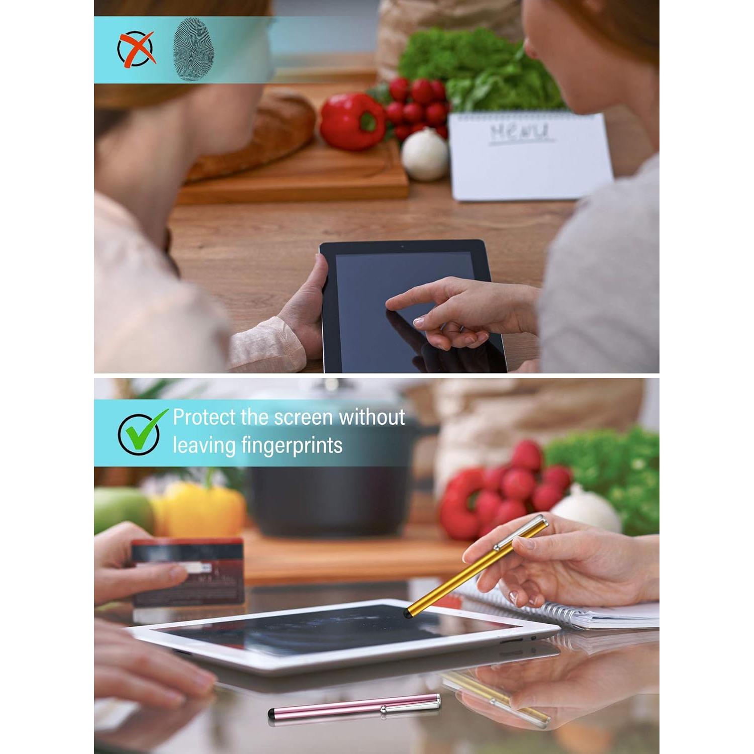 100 Bolígrafos Estilógrafos Capacitivos Outus Multicolor