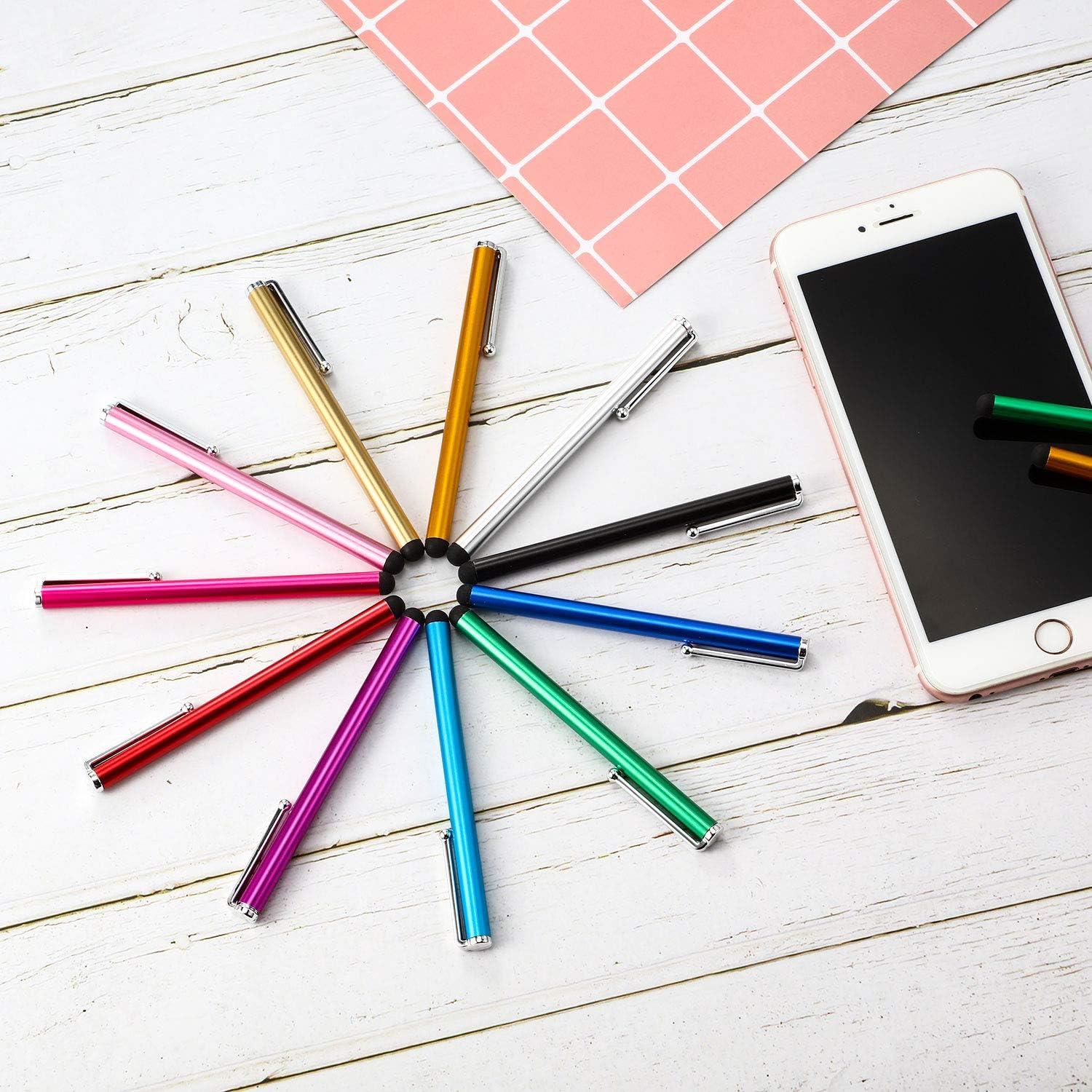 100 Bolígrafos Estilógrafos Capacitivos Outus Multicolor