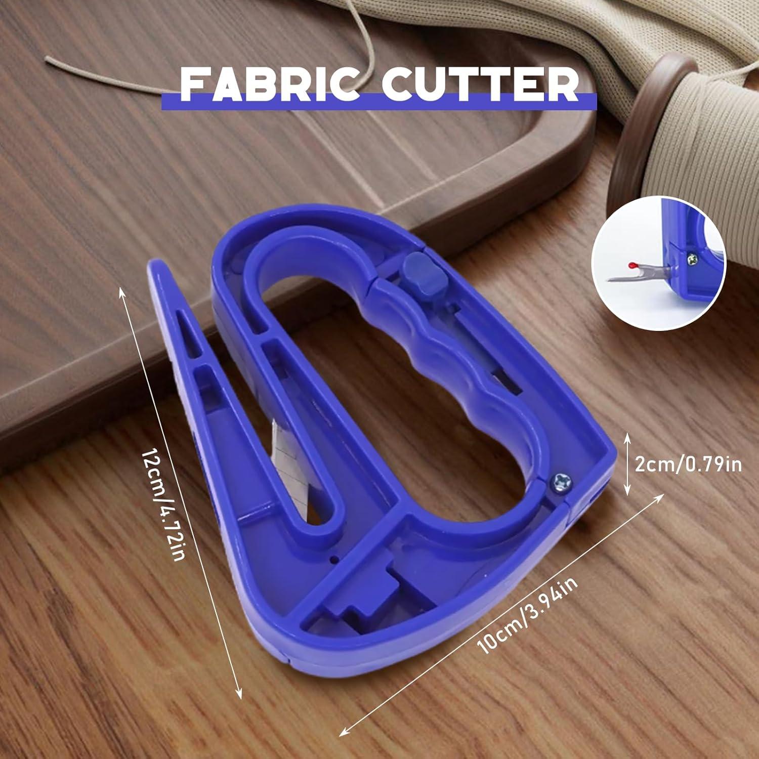 Cuchillo Cortador de Tela Wshxjzyay con Desgarrador - Azul