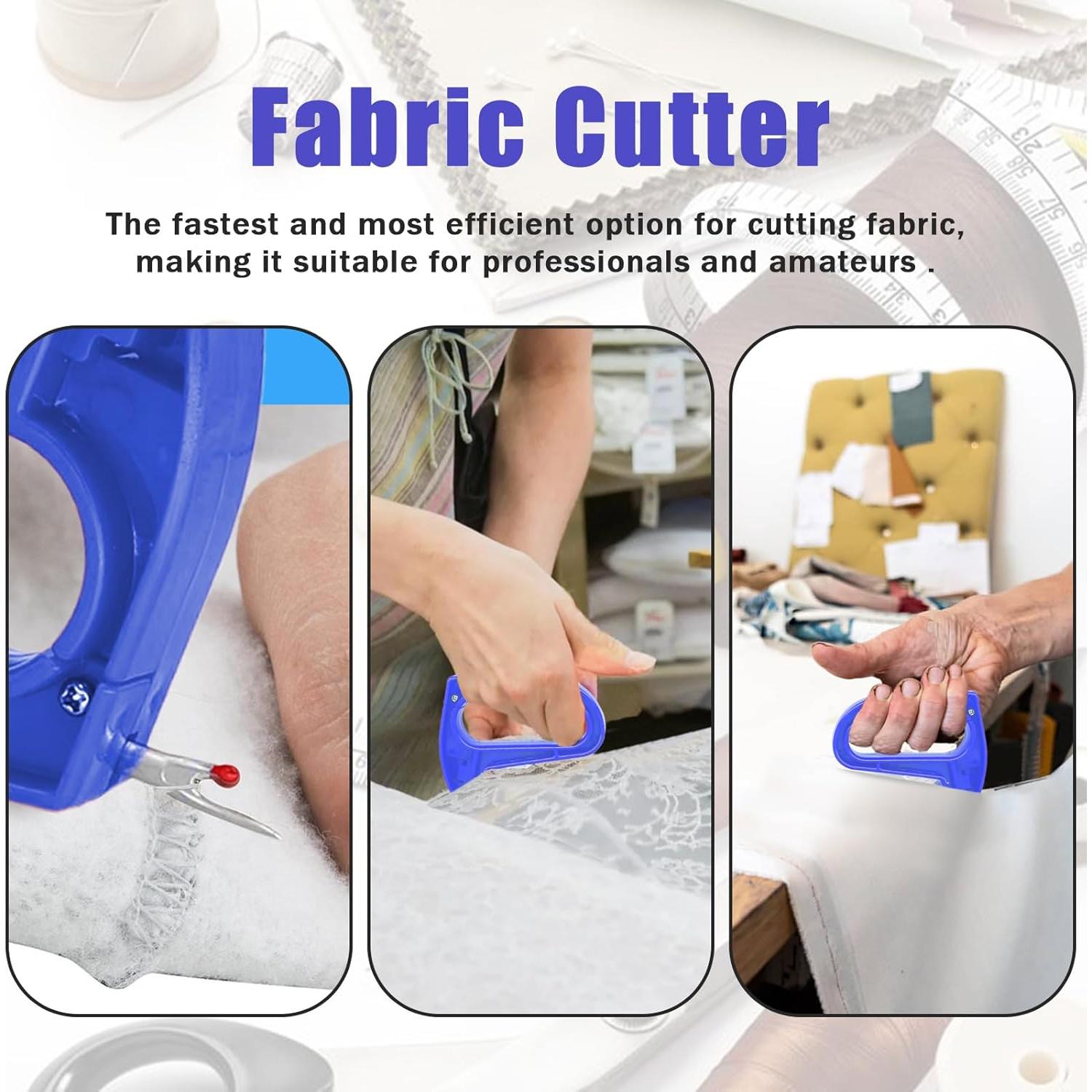 Cuchillo Cortador de Tela Wshxjzyay con Desgarrador - Azul