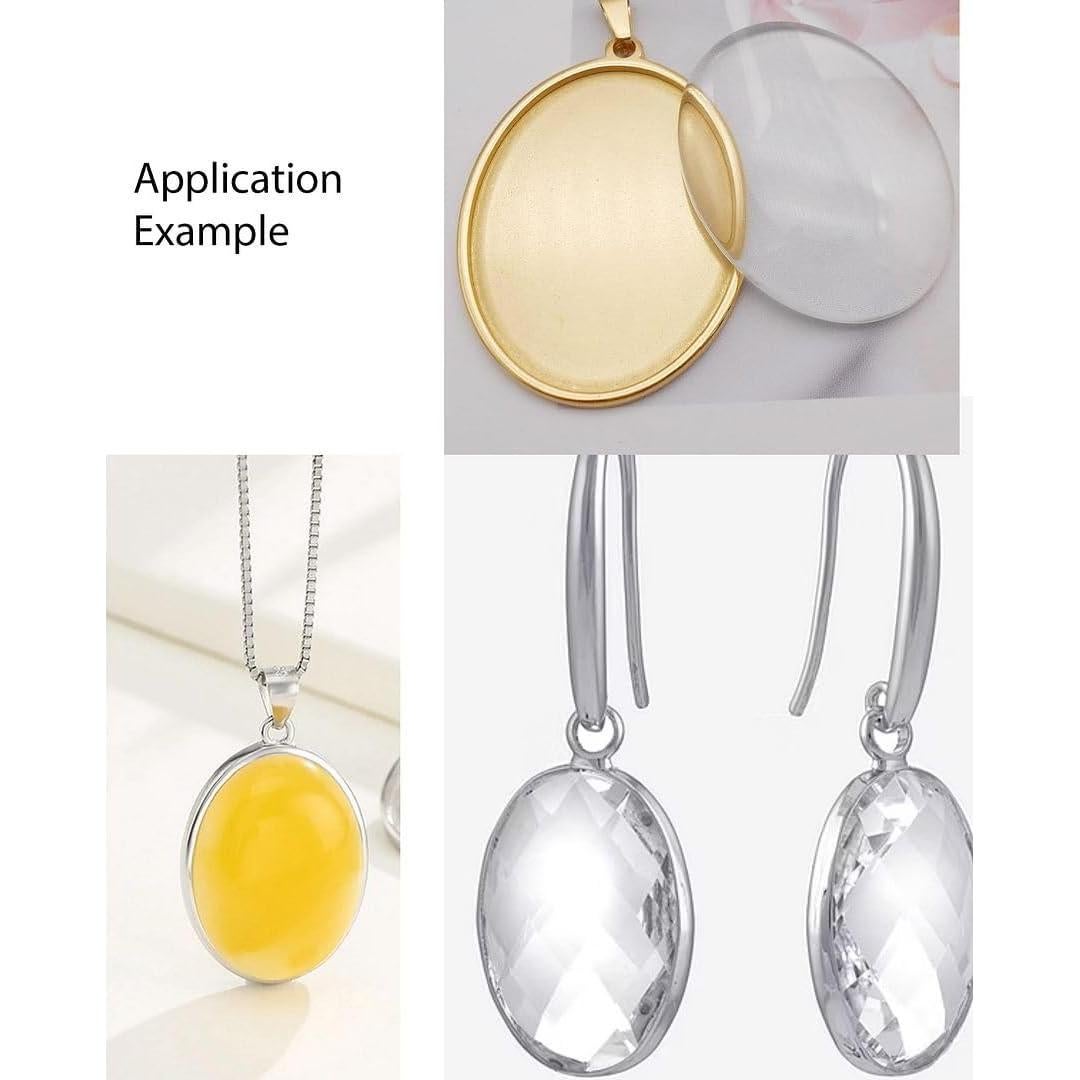 5 Piezas Bezel Cup Blanks Acero Inoxidable Adabele 14x10mm