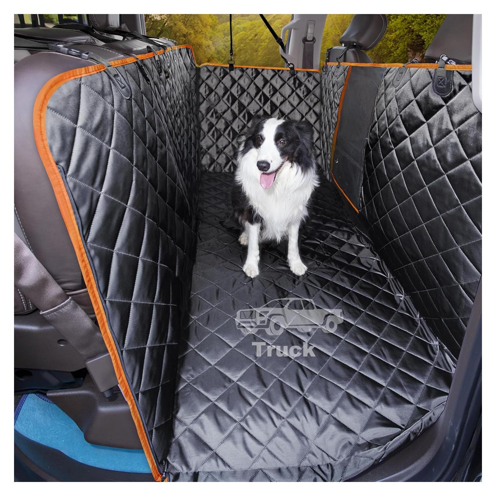 Funda de Asiento para Camioneta iBuddy Negra para Perros