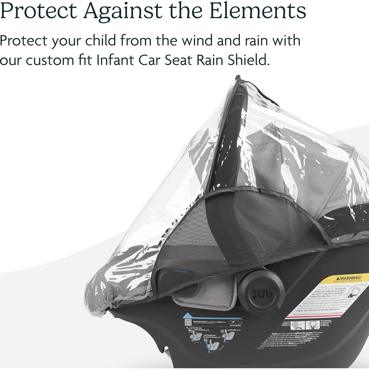 Cubierta de Lluvia UPPAbaby para Sillas de Auto Infantiles