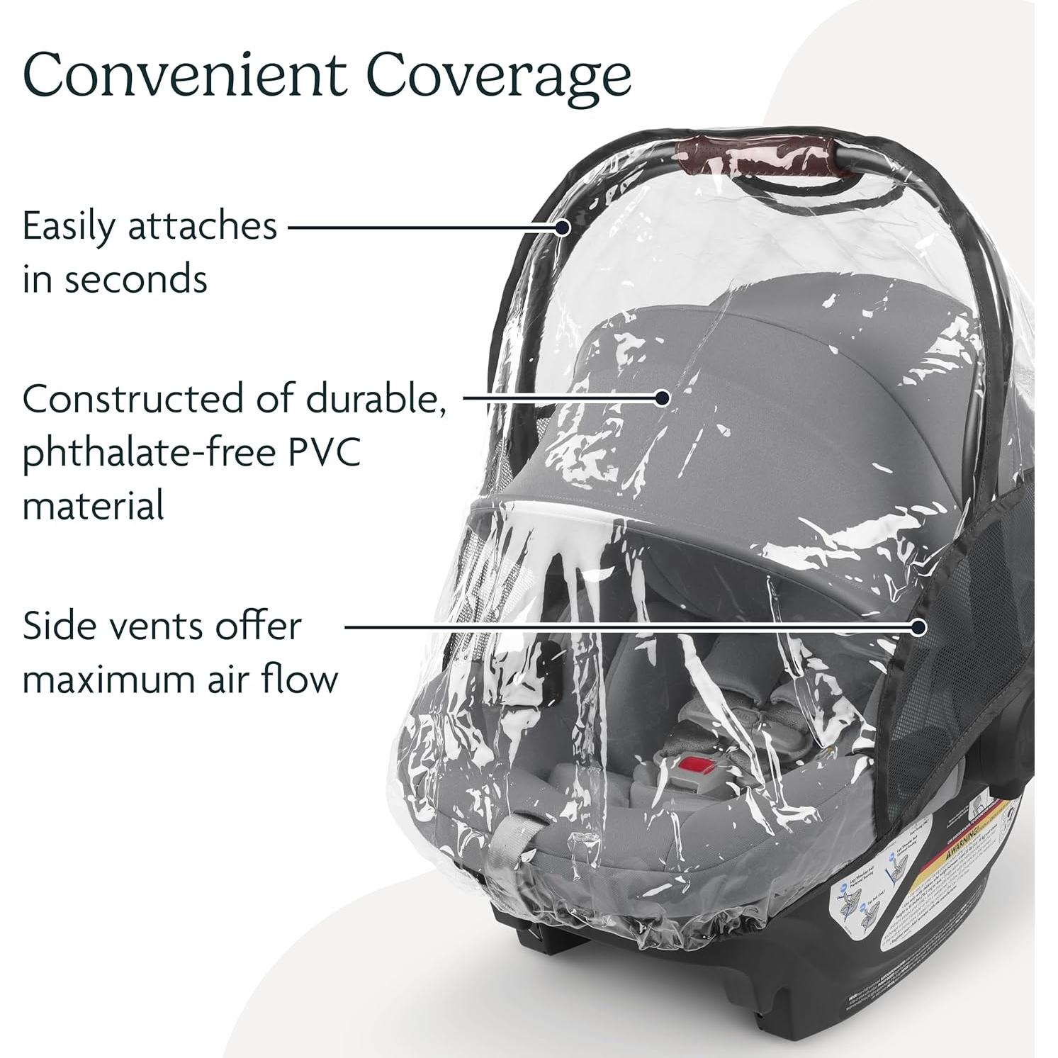 Cubierta de Lluvia UPPAbaby para Sillas de Auto Infantiles