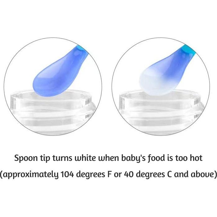 Cucharas Flexibles PandaEar para Bebés - 3 Juegos Libres de BPA