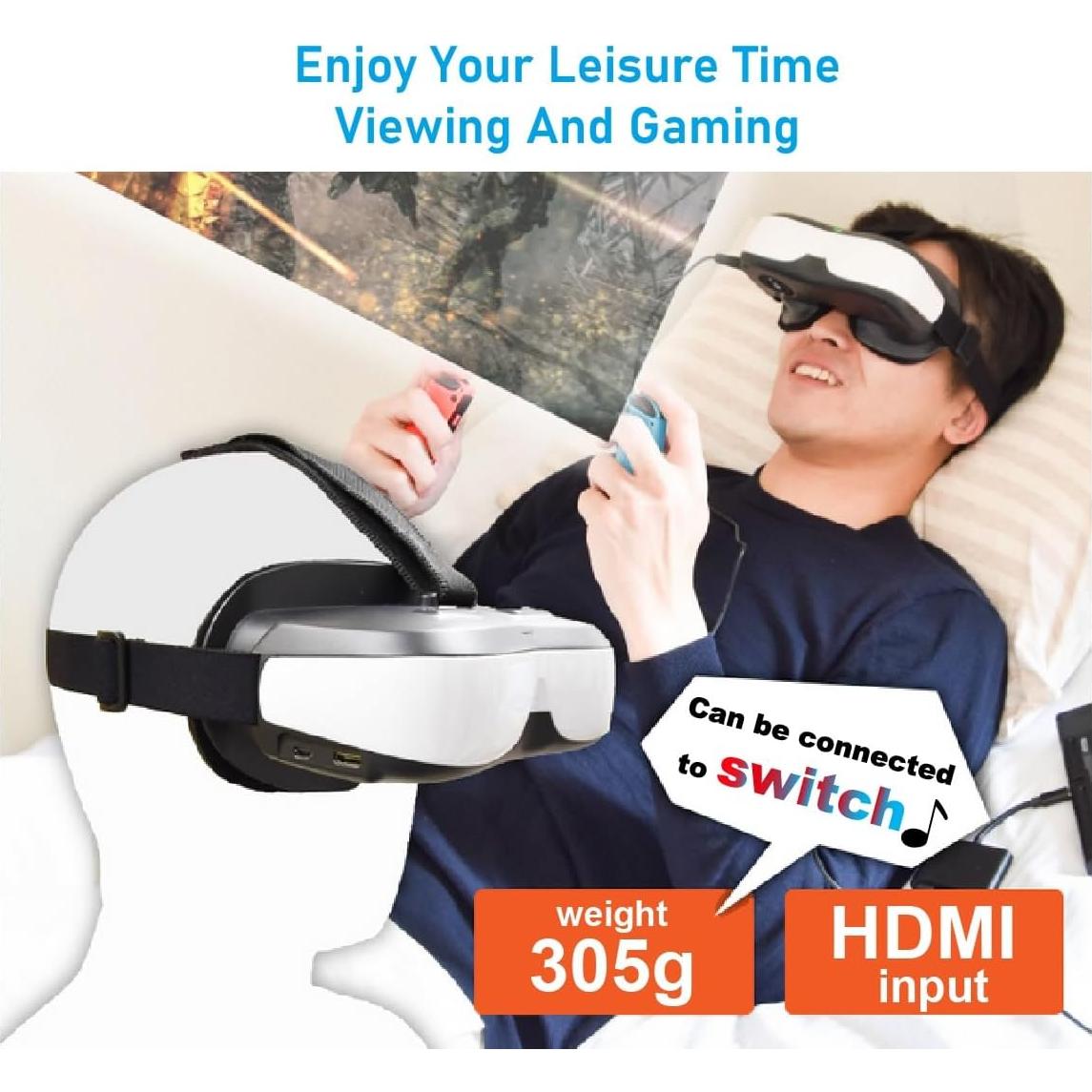 Gafas de Video Bigeyes H3 HD720p con HDMI y Batería