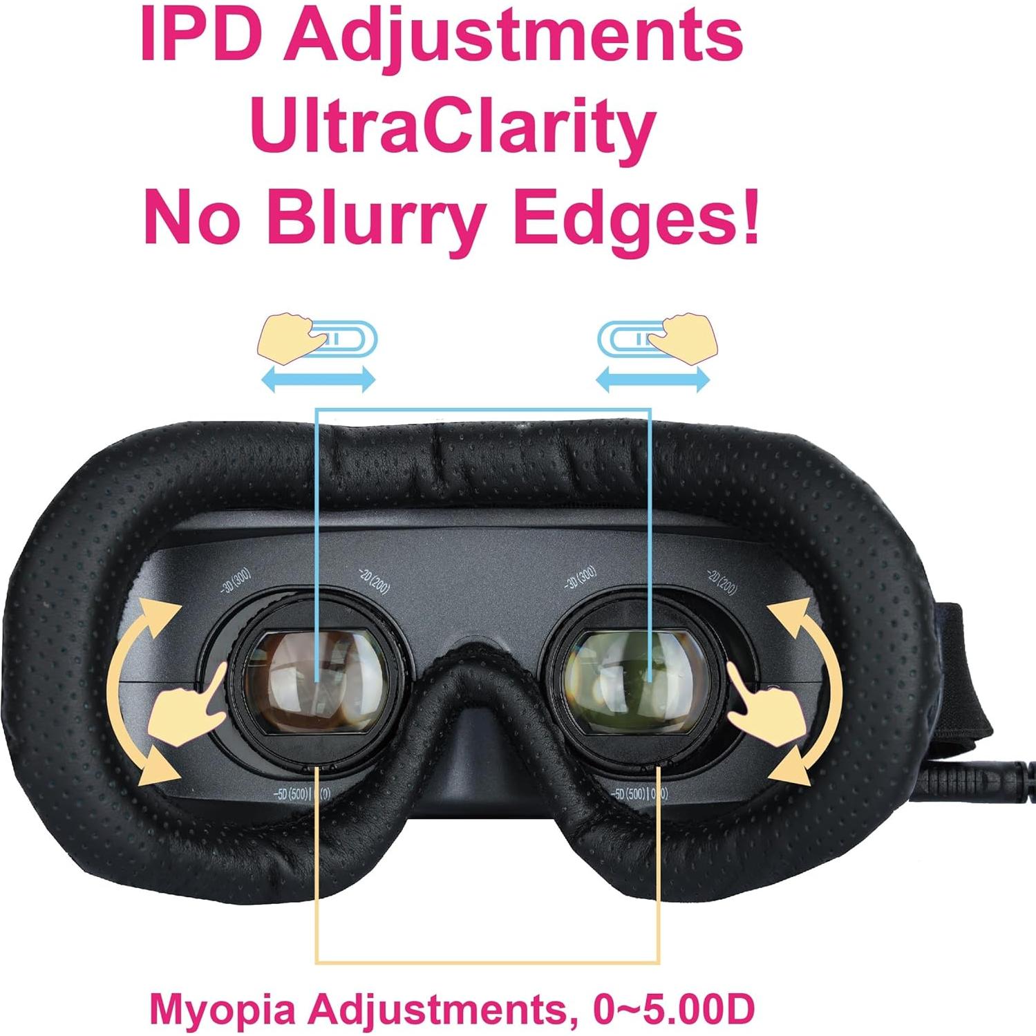 Gafas de Video Bigeyes H3 HD720p con HDMI y Batería