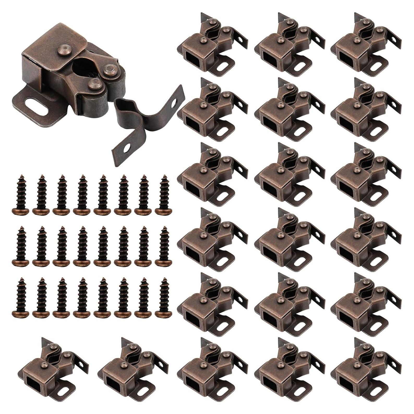 Pestillos de Gabinete Bonuci 20 Pcs Cobre Antiguo 37mm