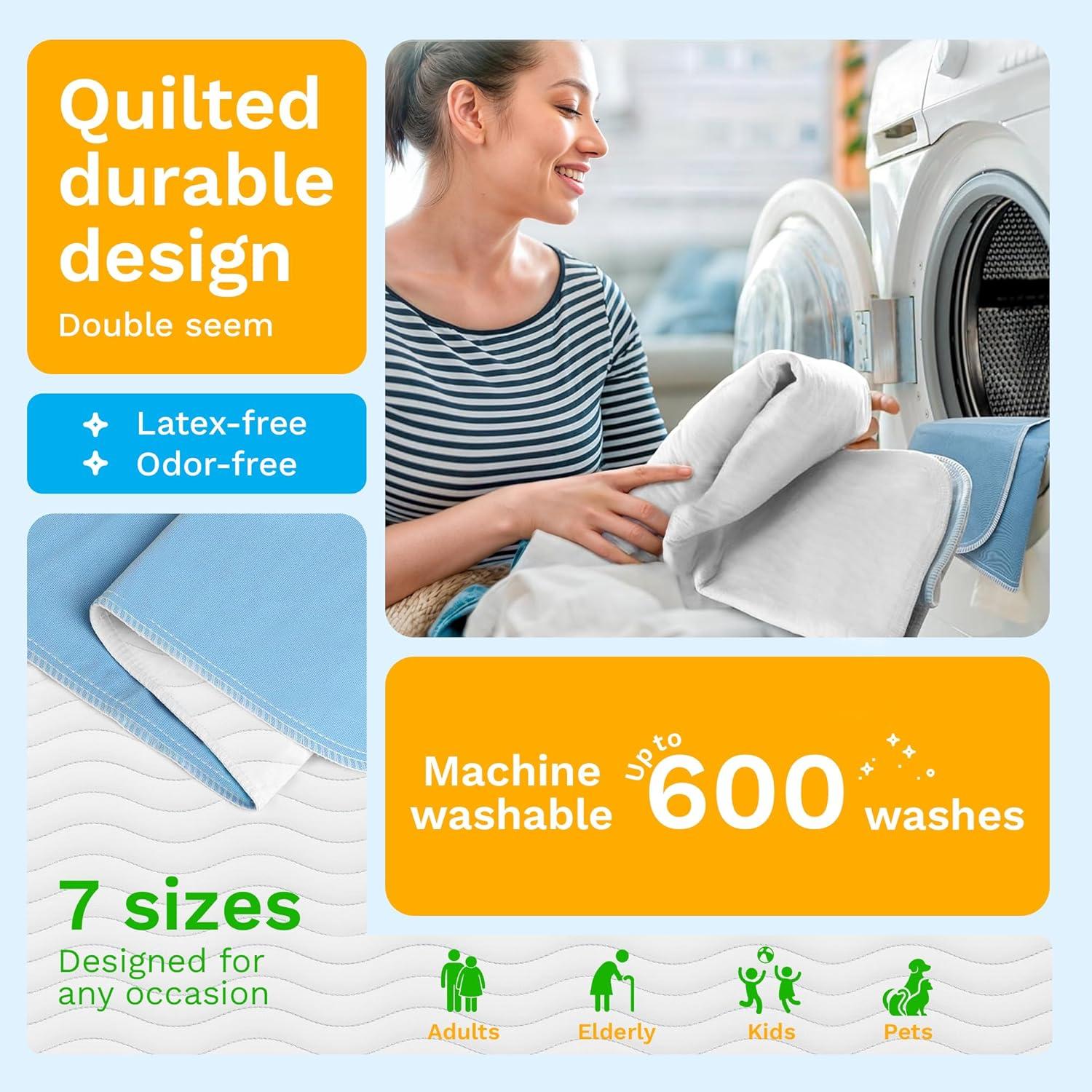 Almohadillas Lavables para Perros Estilo de Vida Verde 45.7x61 cm