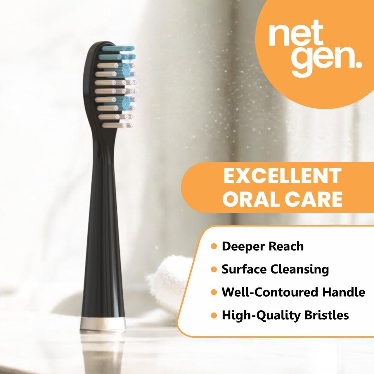 Cepillo de Dientes Eléctrico Sonic LE con 5 Cabezas y 3 Modos