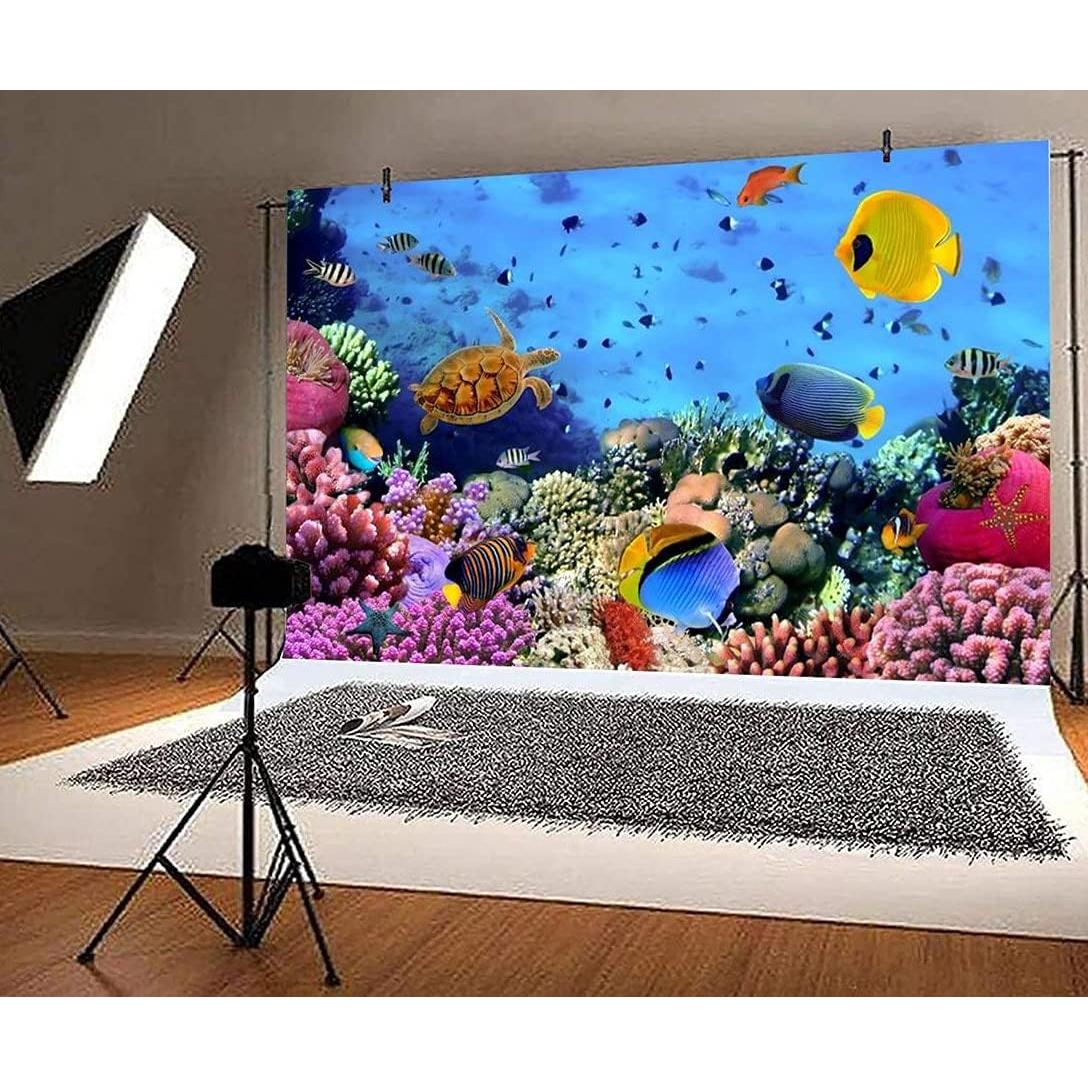 Fondo Fotográfico AOFOTO 1.52x0.91m Submarino Colorido