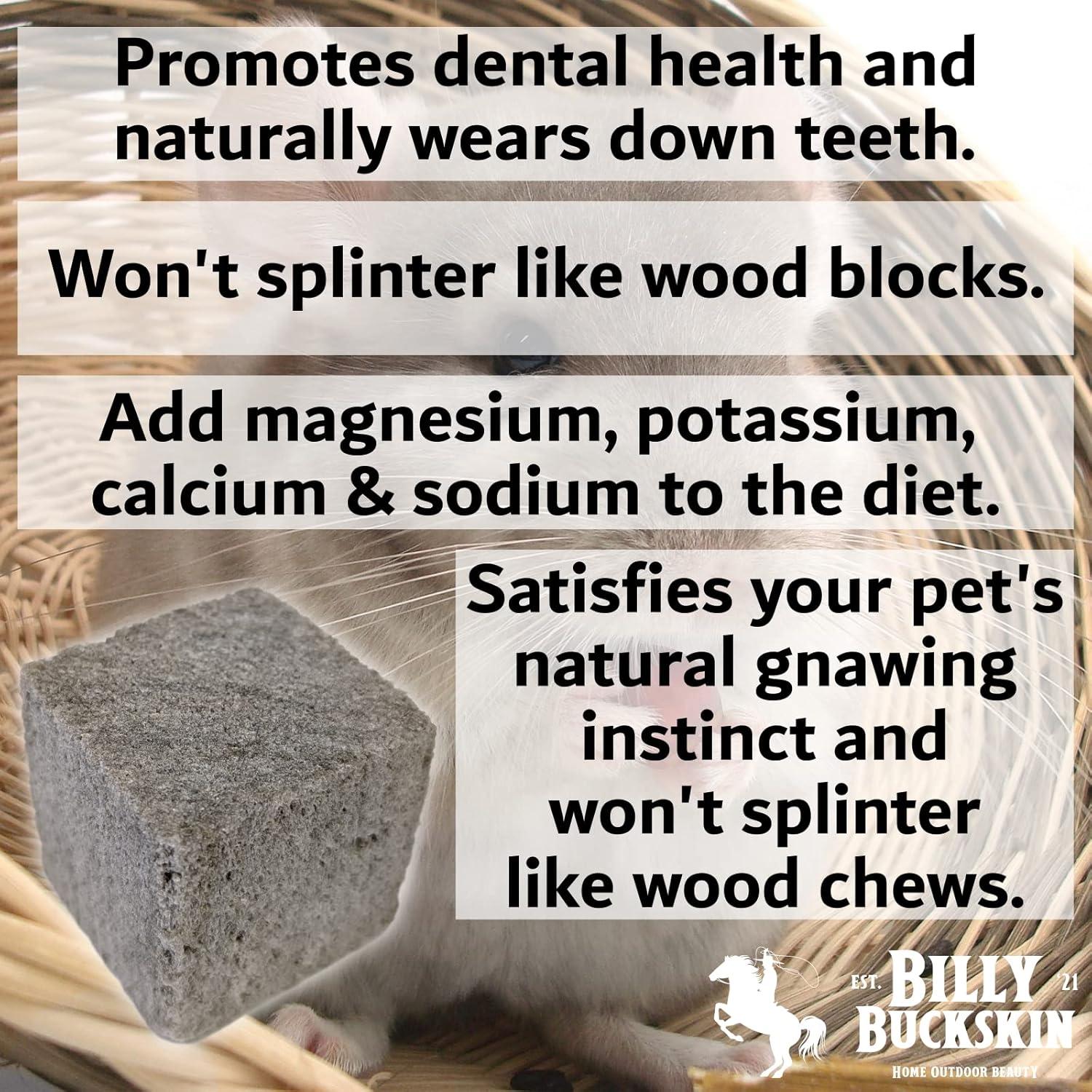 Bloques de Molienda de Pumice Billy Buckskin para Mascotas