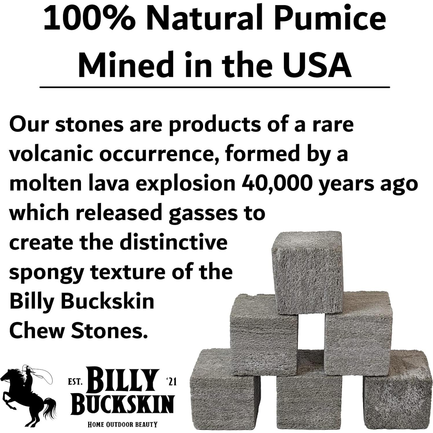 Bloques de Molienda de Pumice Billy Buckskin para Mascotas
