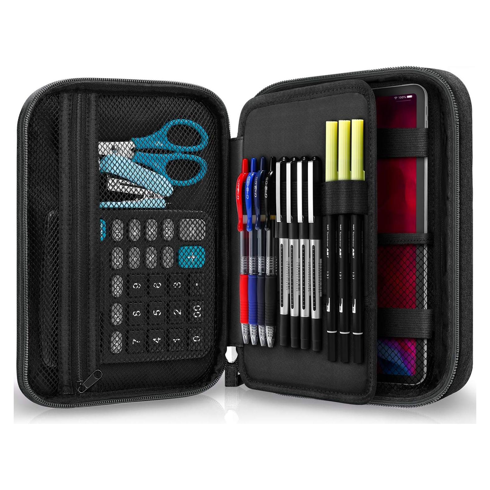 Bolsa de Almacenamiento Zannaki para Lápices y Marcadores - Negro