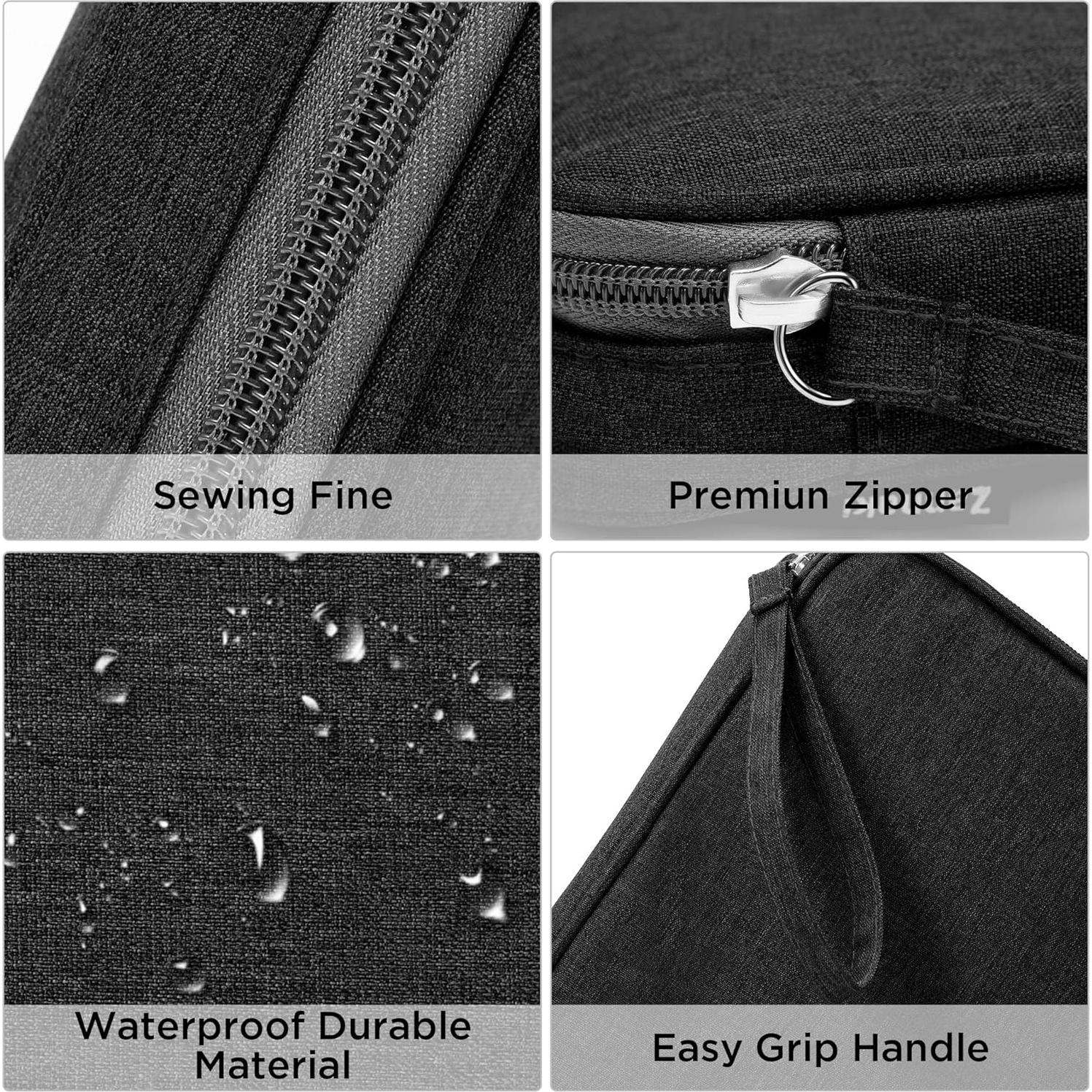 Bolsa de Almacenamiento Zannaki para Lápices y Marcadores - Negro