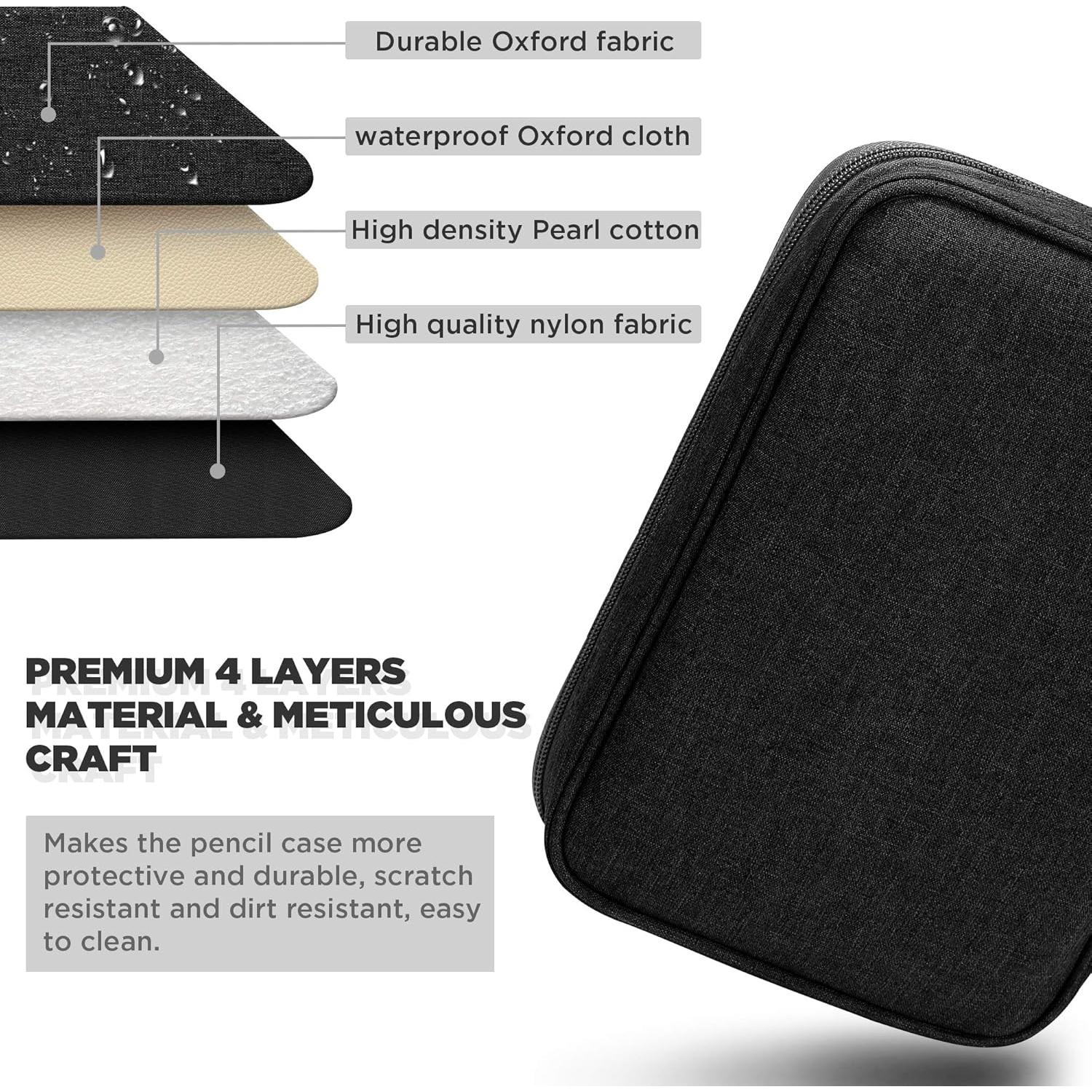 Bolsa de Almacenamiento Zannaki para Lápices y Marcadores - Negro