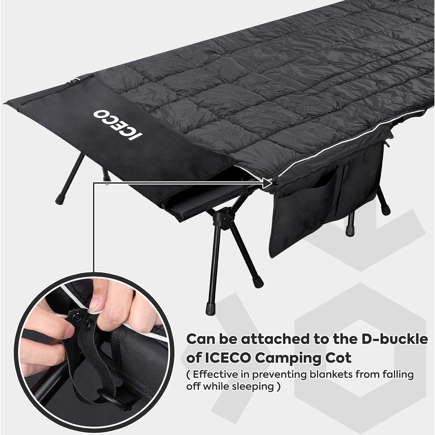 Manta de Camping ICECO BK190B Compacta y Ligera 0.88 kg