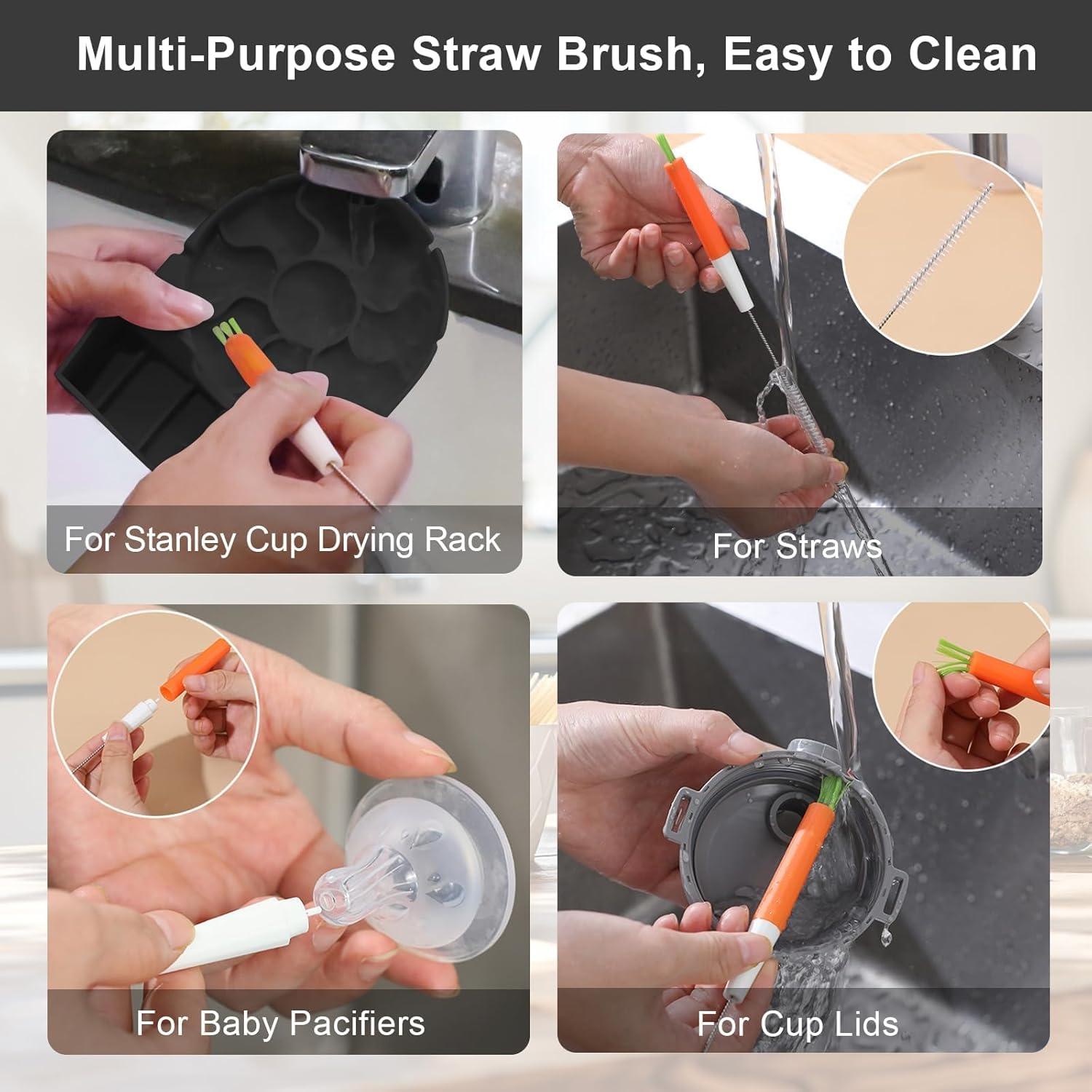 Soporte de Secado de Botellas y Vasos SISAYWEY Silicona Negro