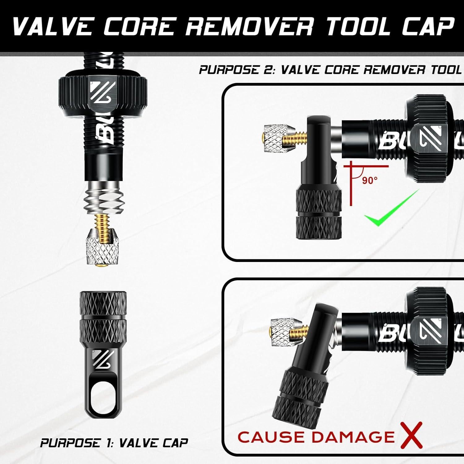 Conjunto de Tapas de Válvula BUCKLOS para Bicicletas - 10 Piezas