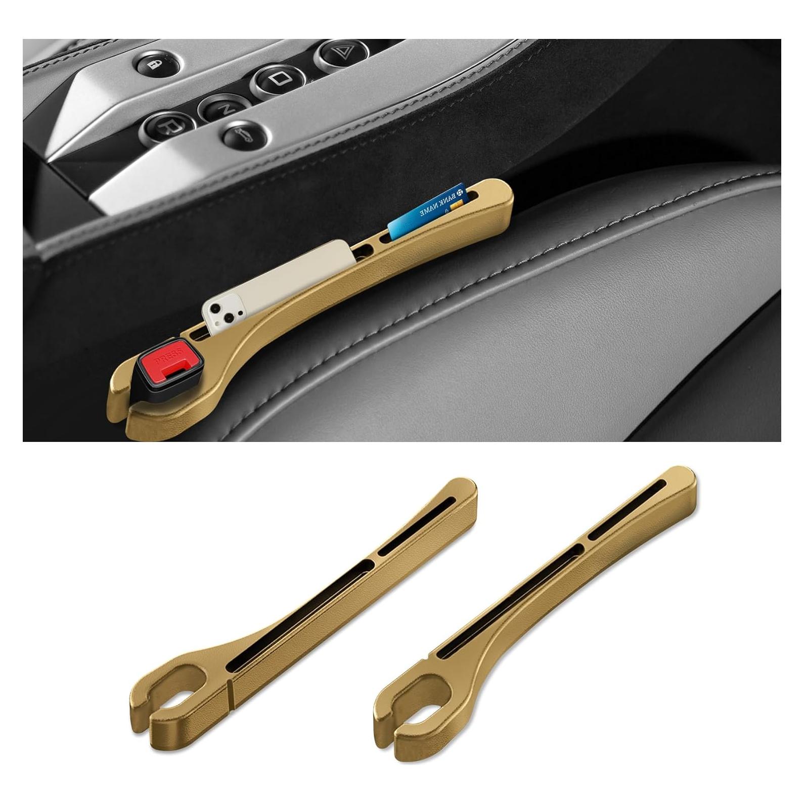 Organizador Relleno Espacio Asientos Coche PACLVIO 2PCS Negro