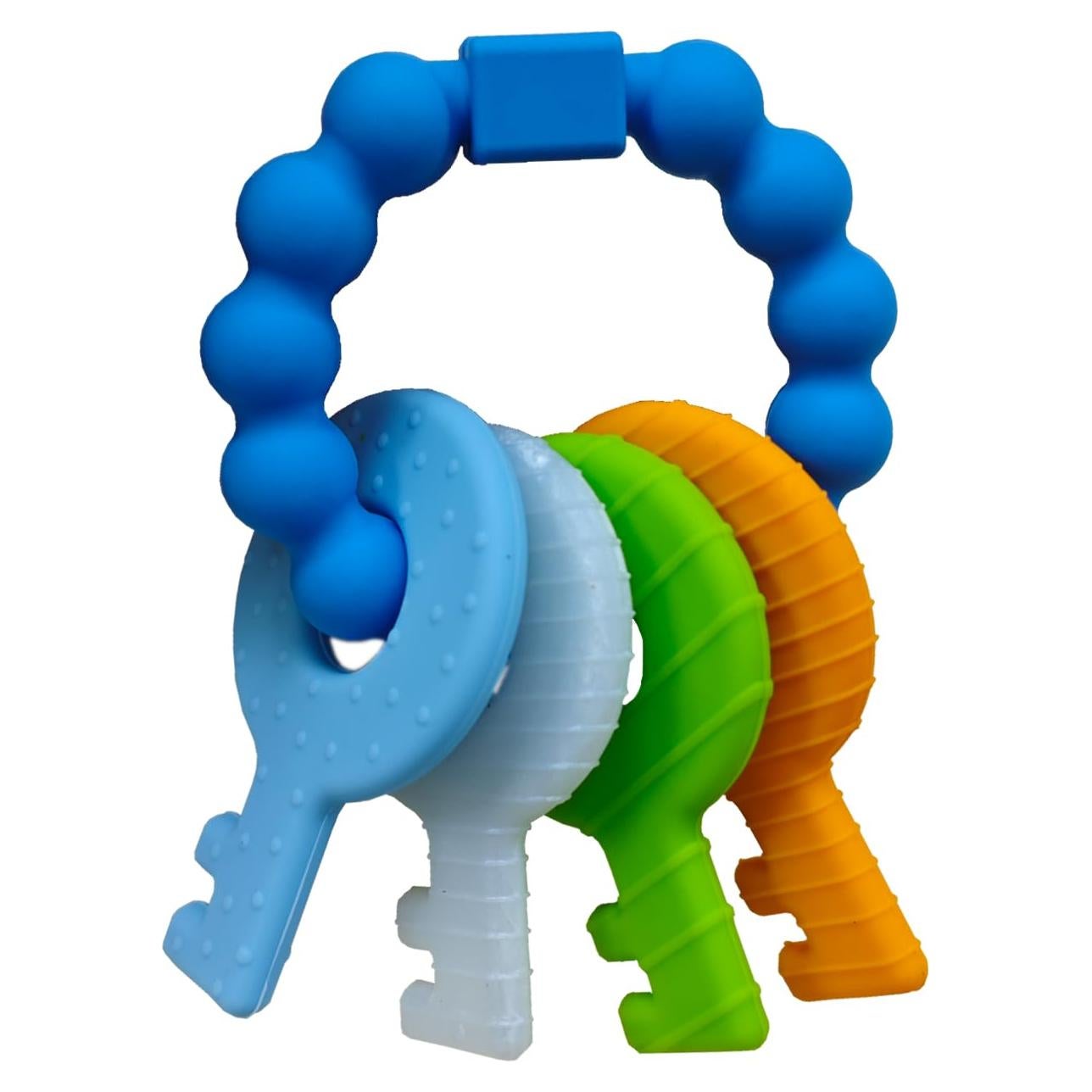 Mordedor de Llaves para Bebés de Silicona - Alivio Dentición 3-18 Meses