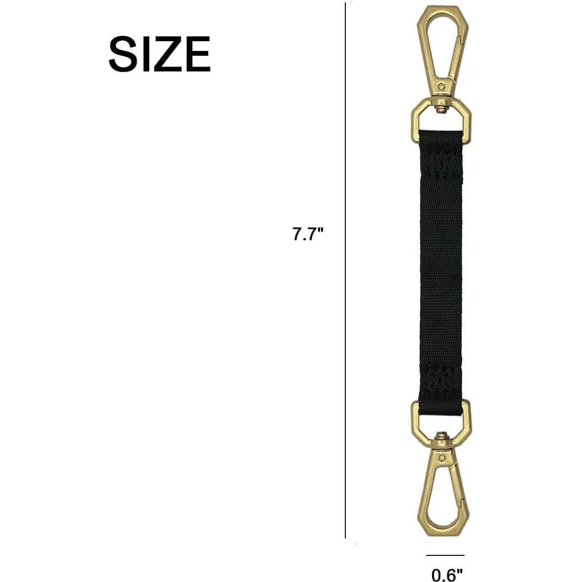 Clip de Respaldo Doble Extremo Della Stella para Arnés de Perro