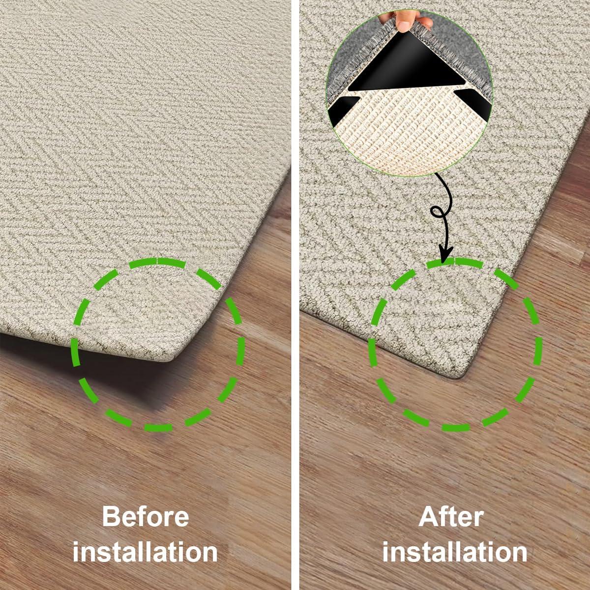 Alfombrillas Antideslizantes Reutilizables AnTsHome 12 Unidades