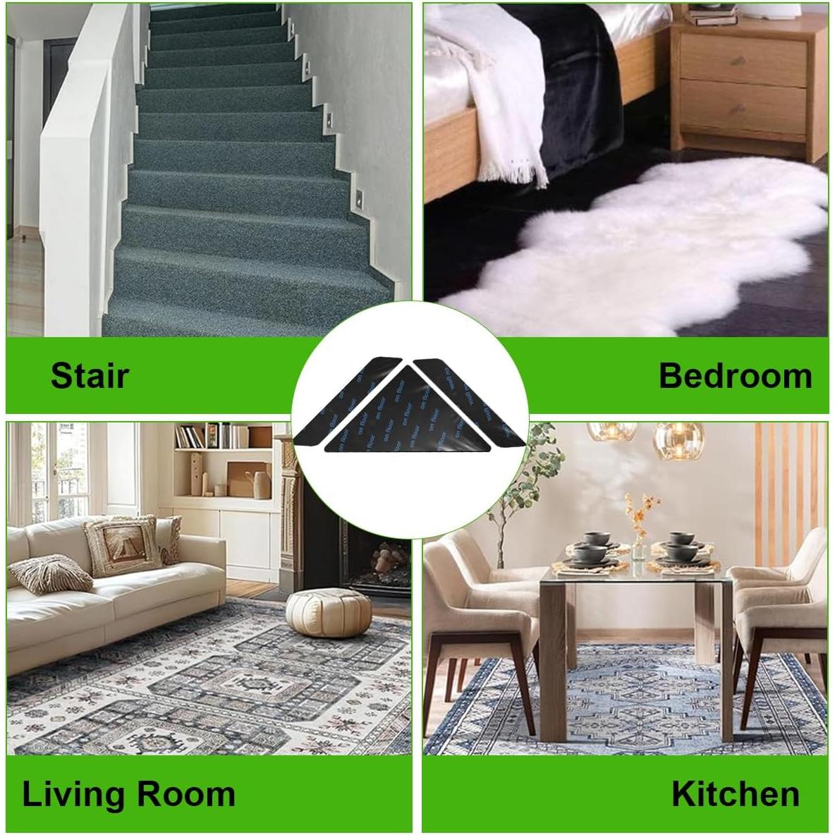 Alfombrillas Antideslizantes Reutilizables AnTsHome 12 Unidades