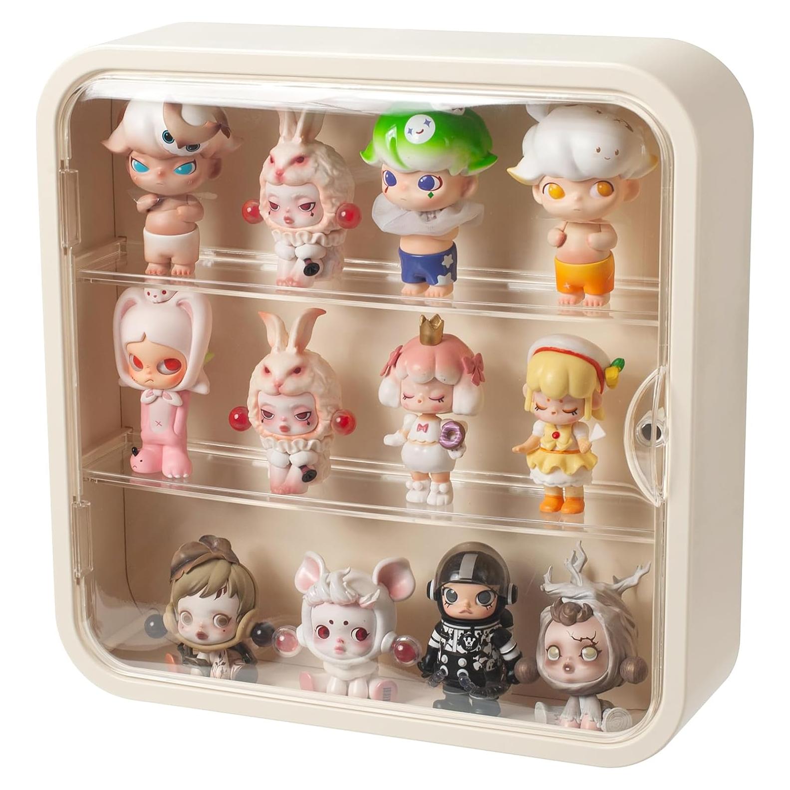 Caja de Exhibición Transparente CESTATIVO 30x30 cm Crema