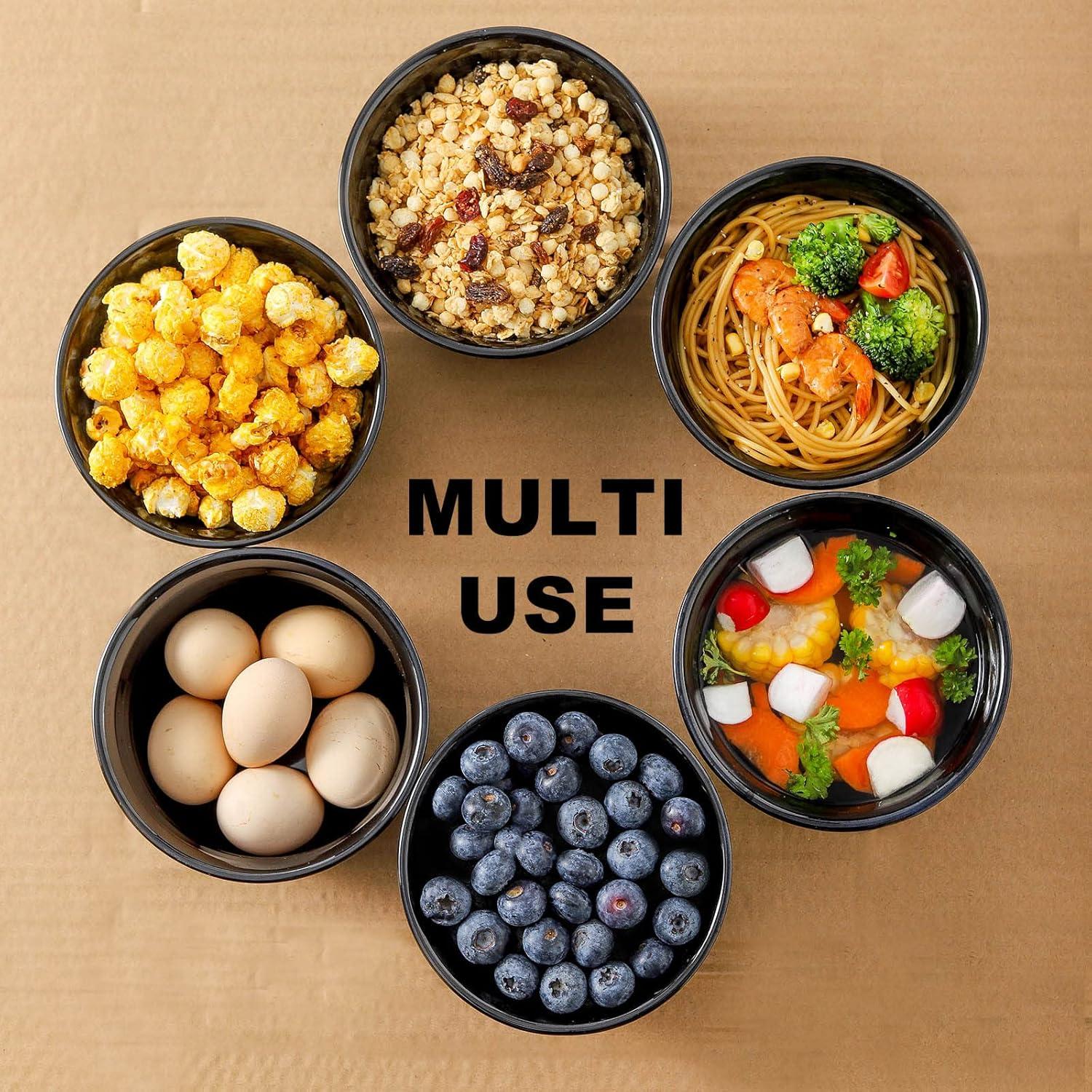 Juego de 6 Cuencos de Cerámica Hasense 590 ml Azul