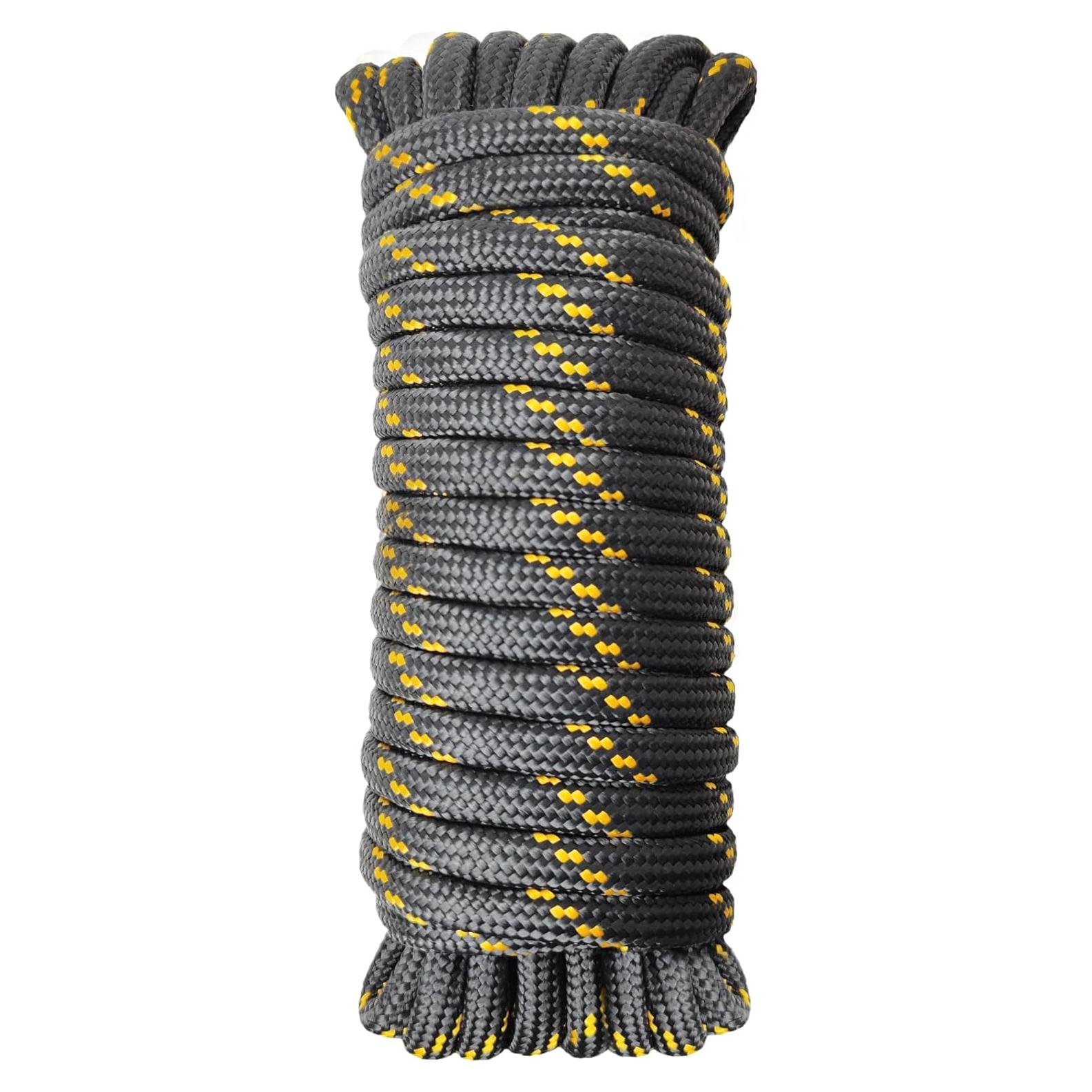 Cuerda Trenzada de Polipropileno GIAHAND 1.27 cm 30.48 m Negra