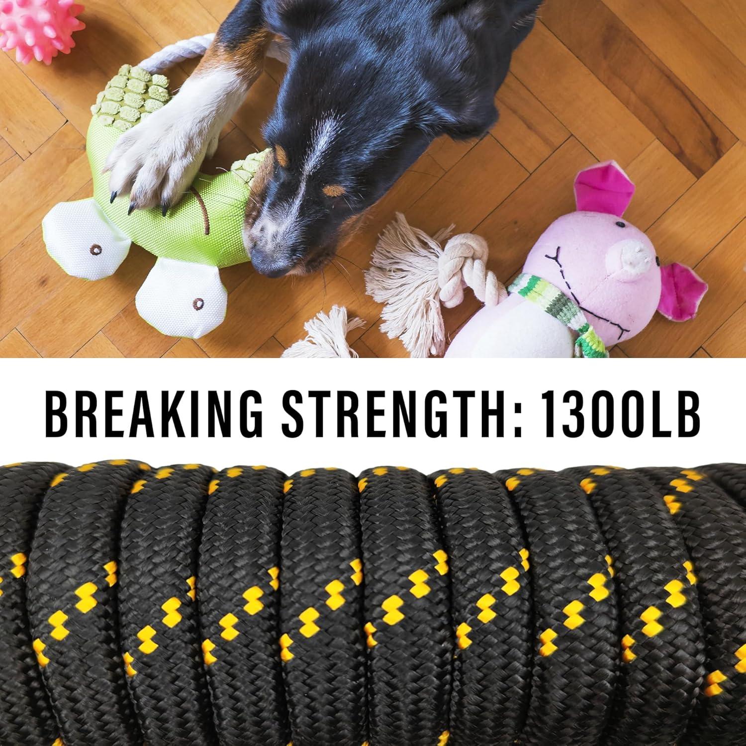 Cuerda Trenzada de Polipropileno GIAHAND 1.27 cm 30.48 m Negra