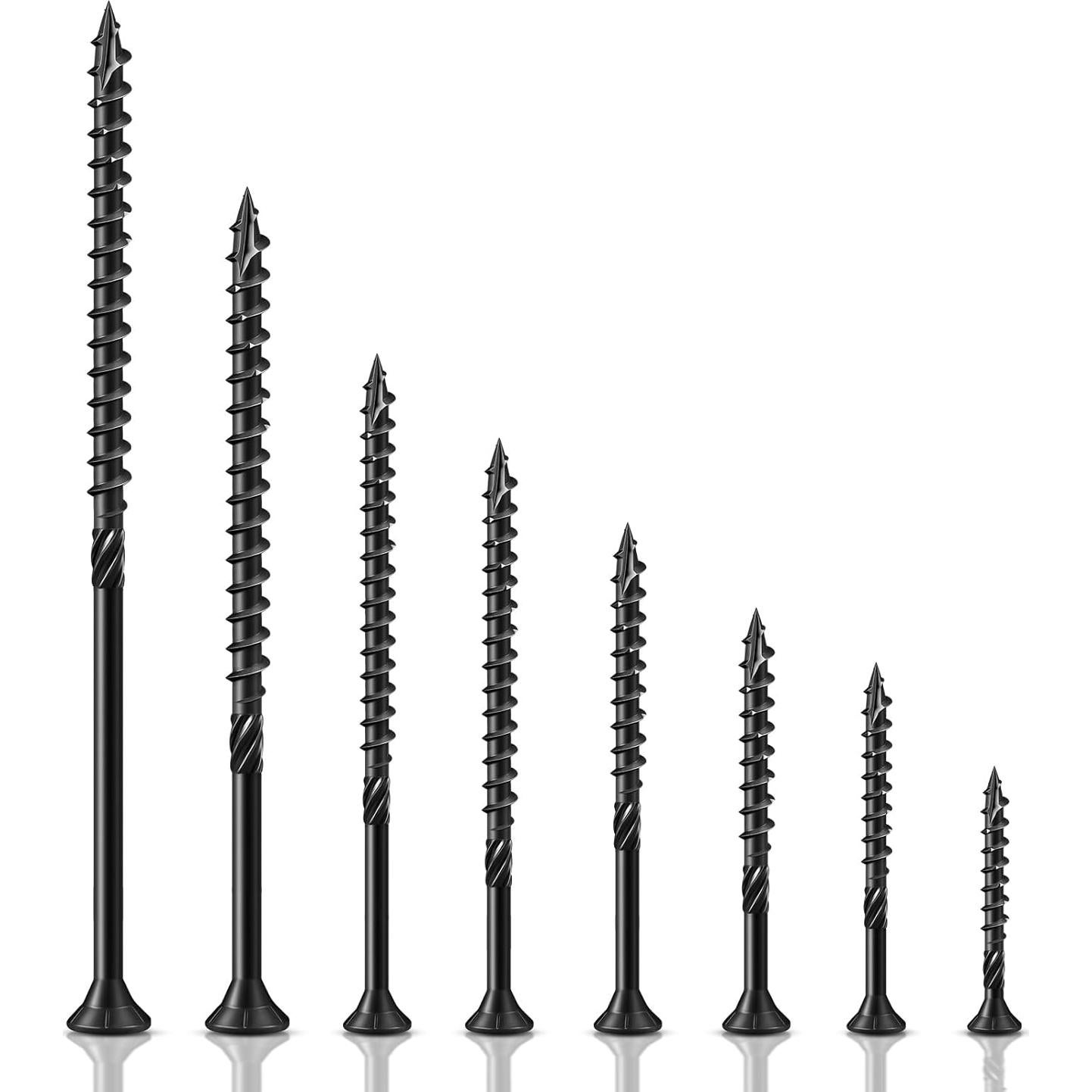 Tornillos para Deck BNUOK #8 x 2.54cm 199Pcs Resistente a la Oxidación