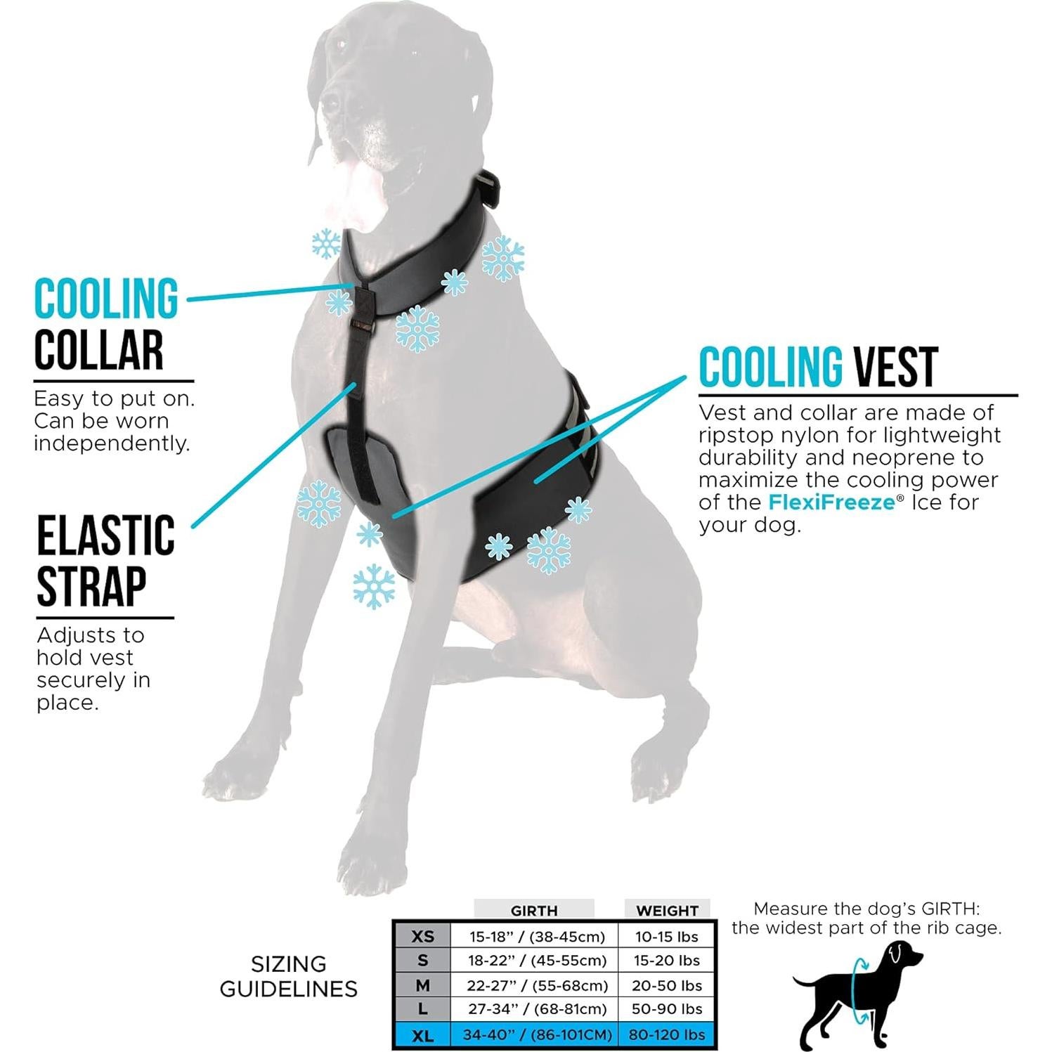 Chaleco y Collar Refrigerante para Perros Maranda XL